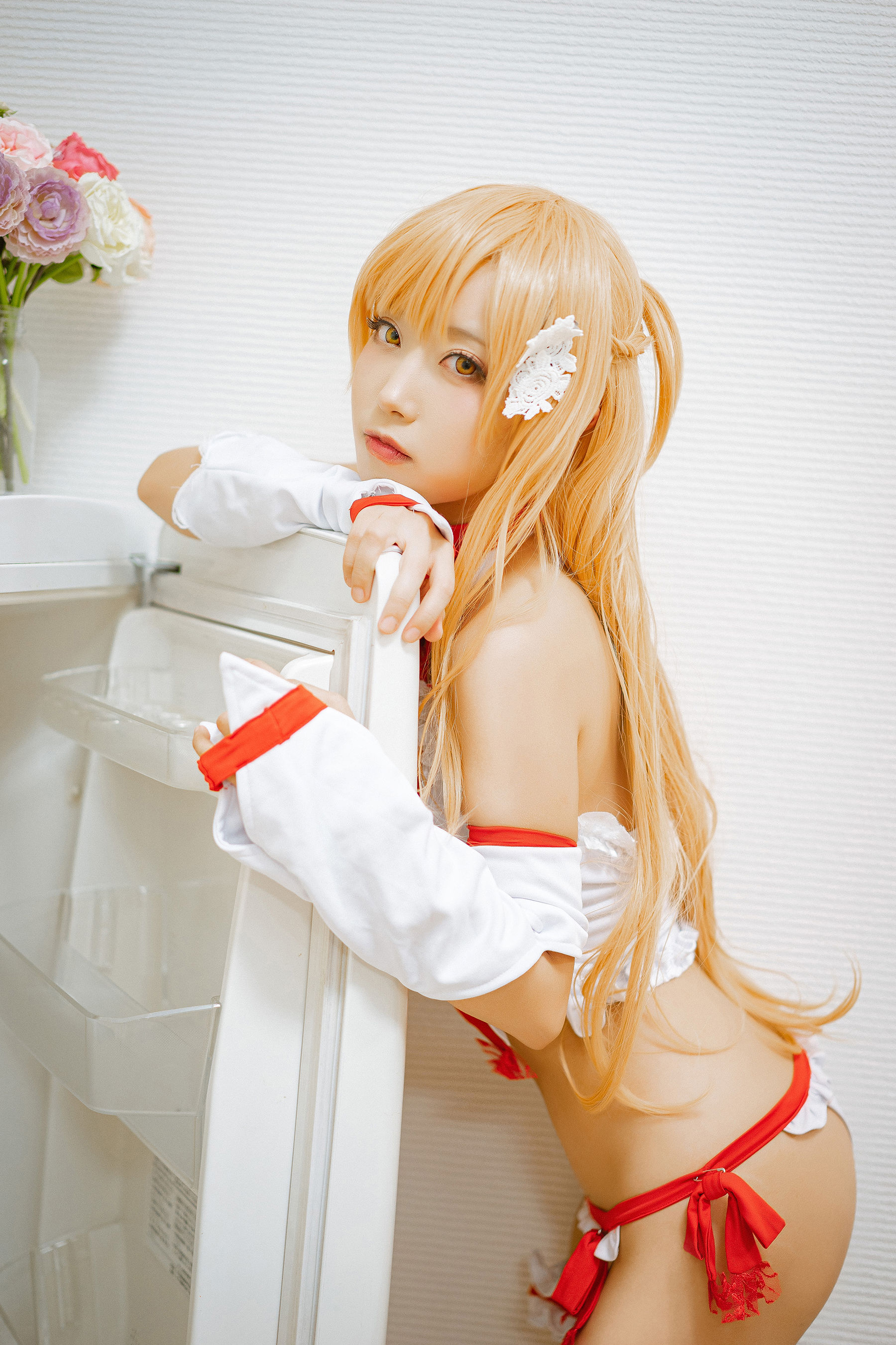 [Cosplay] 动漫博主切切celia - 亚丝娜内衣