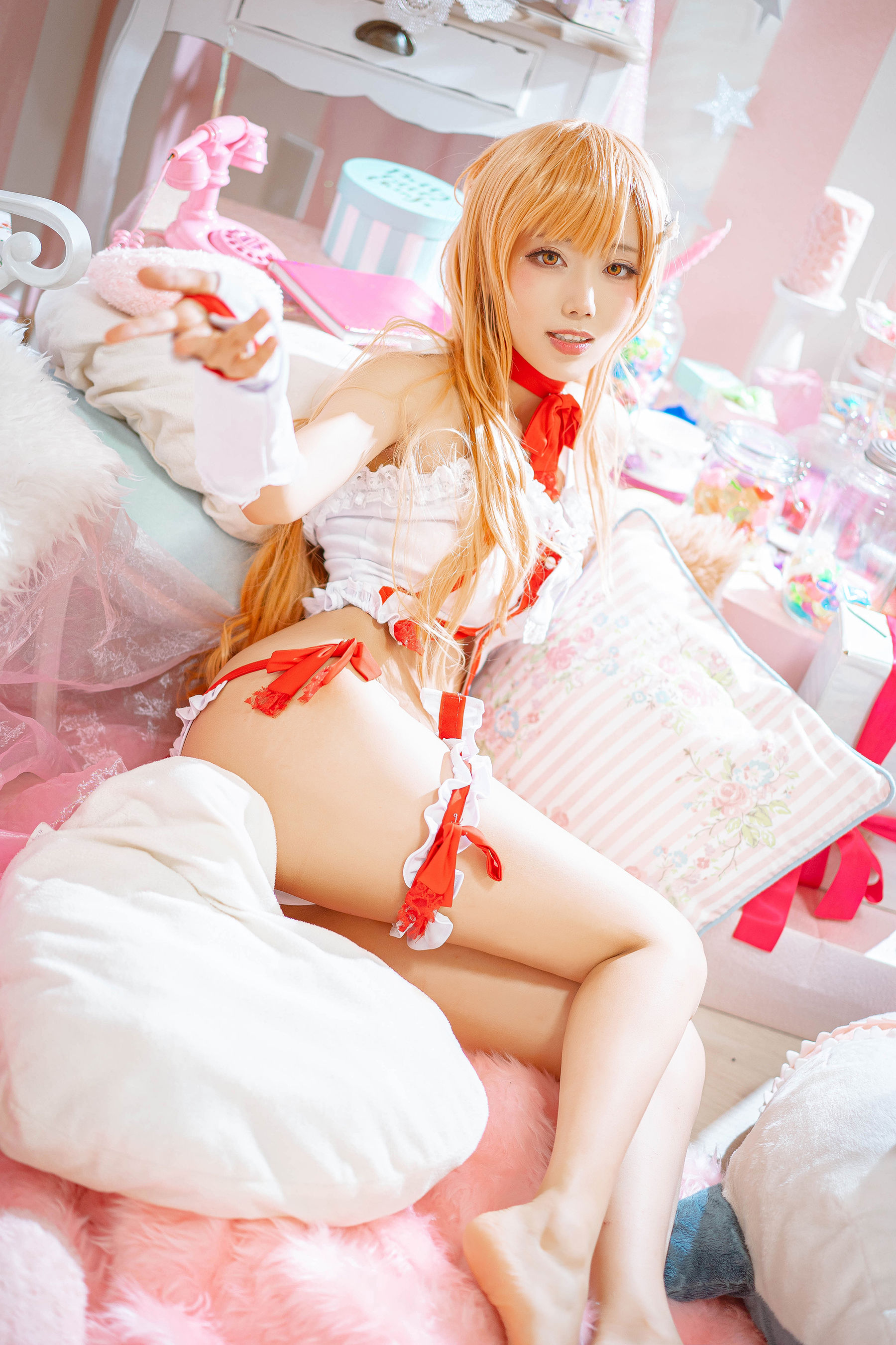 [Cosplay] 动漫博主切切celia - 亚丝娜内衣