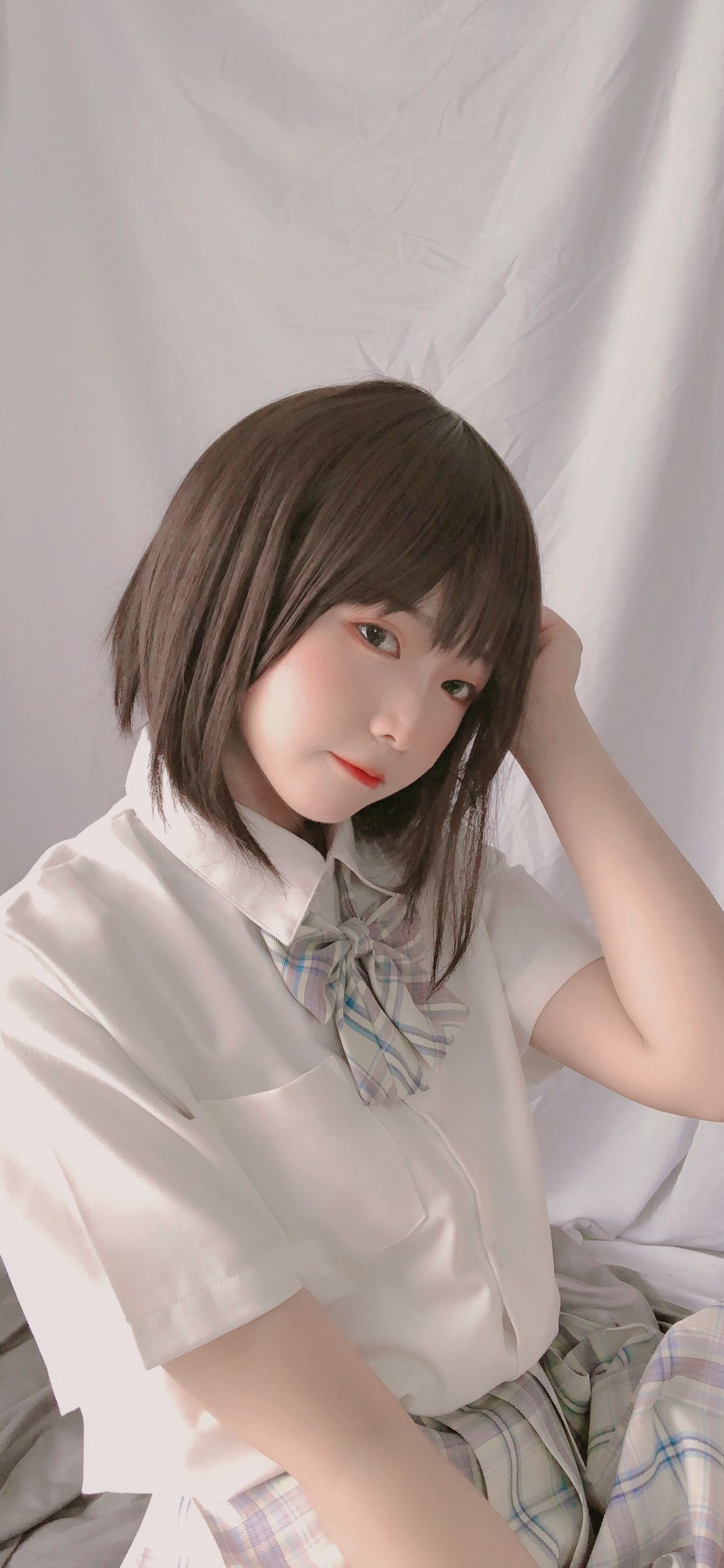 [Cosplay] 萌妹是青水 - 学妹jk