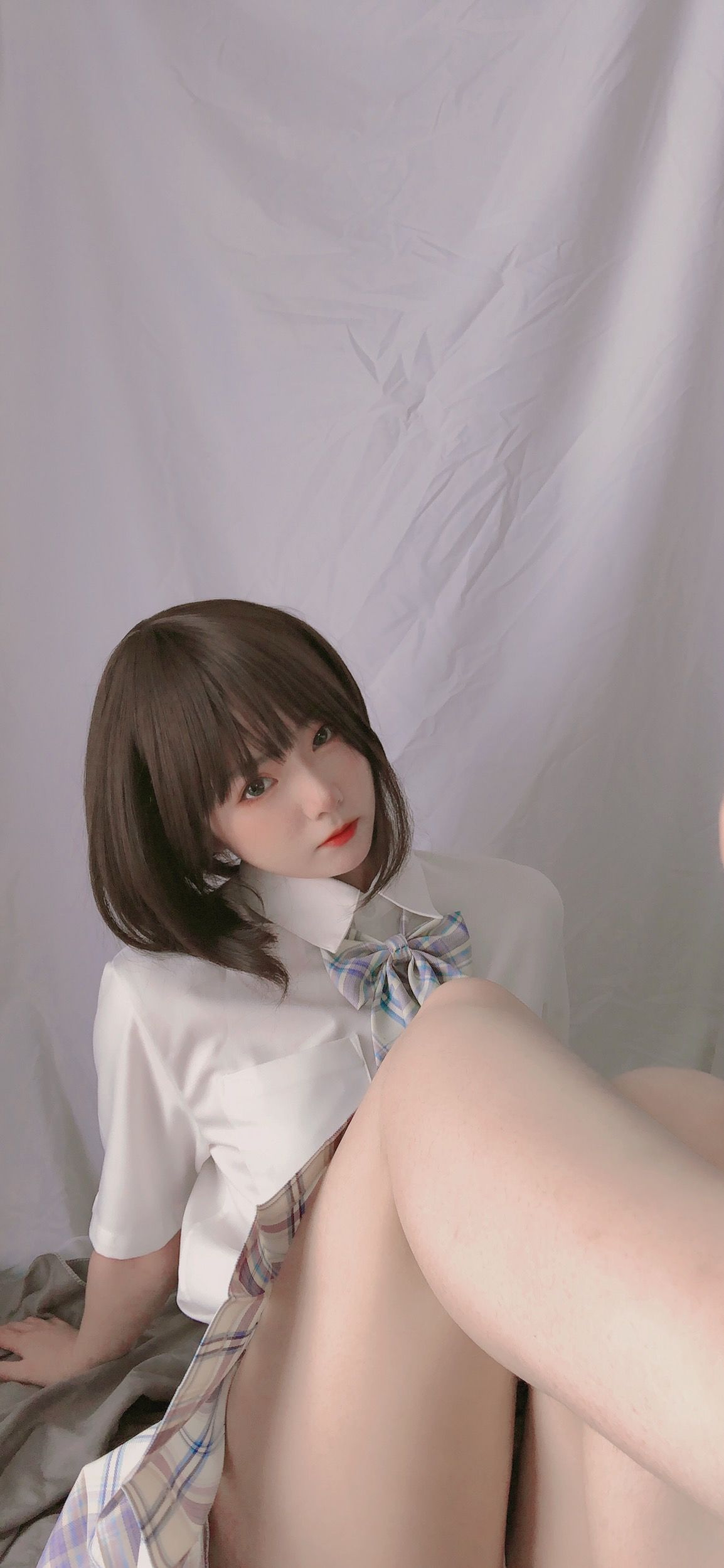 [Cosplay] 萌妹是青水 - 学妹jk