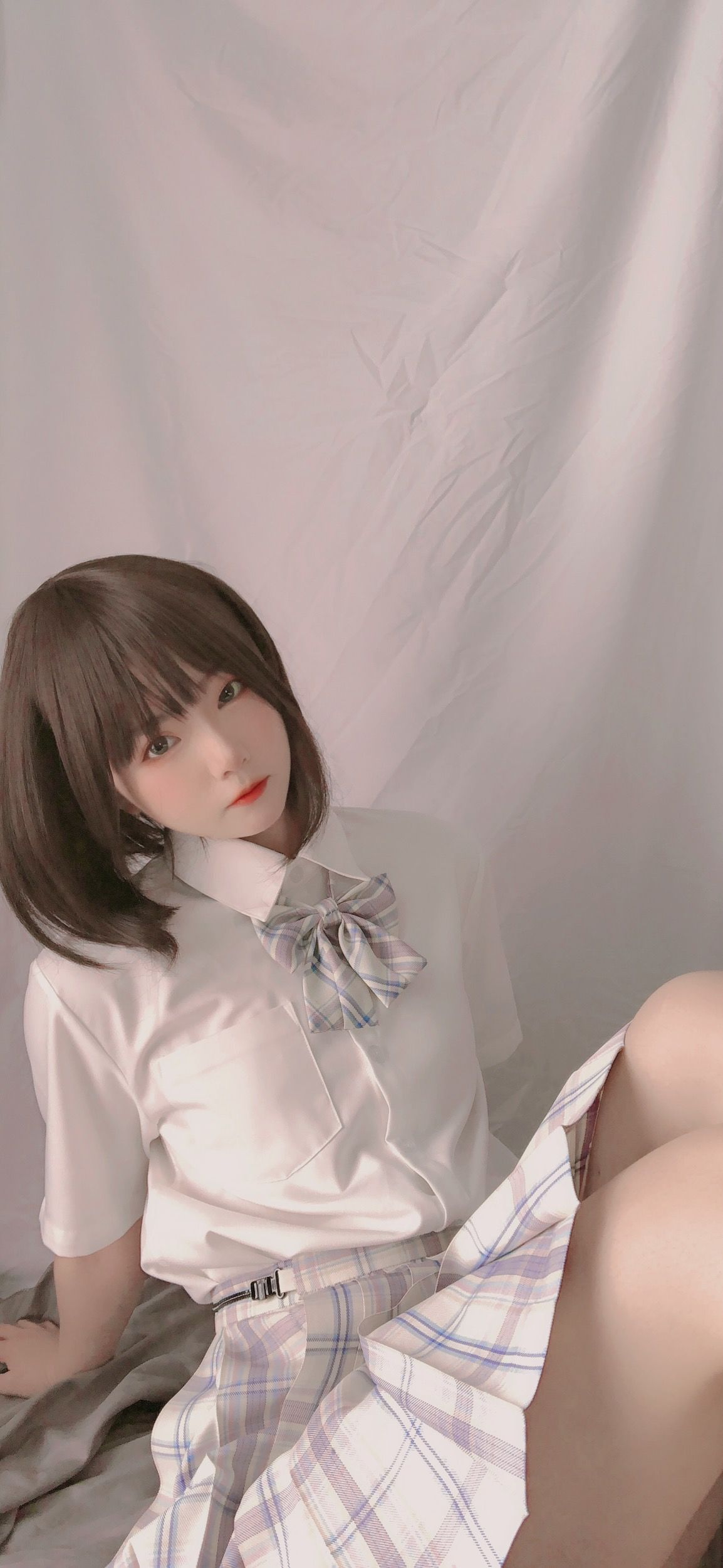 [Cosplay] 萌妹是青水 - 学妹jk