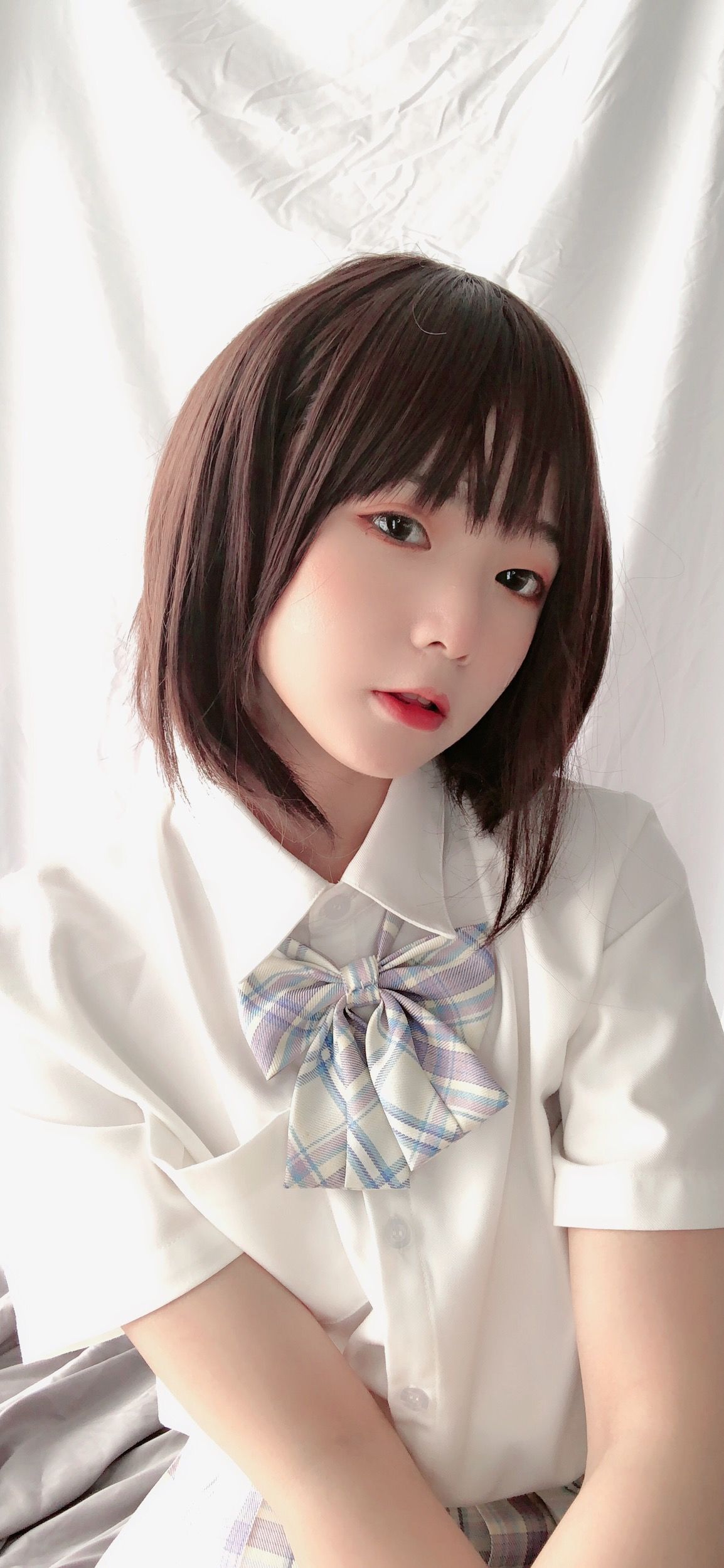[Cosplay] 萌妹是青水 - 学妹jk