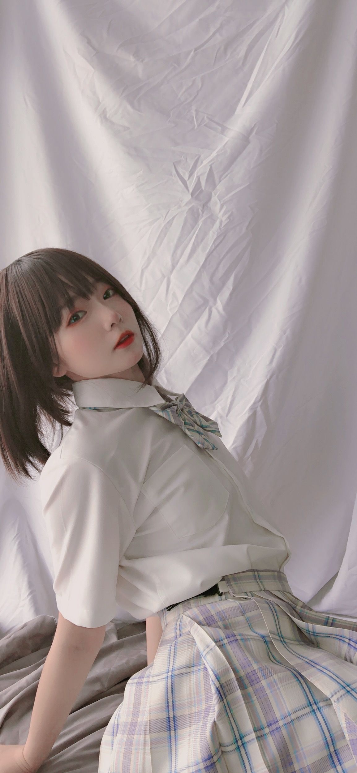 [Cosplay] 萌妹是青水 - 学妹jk