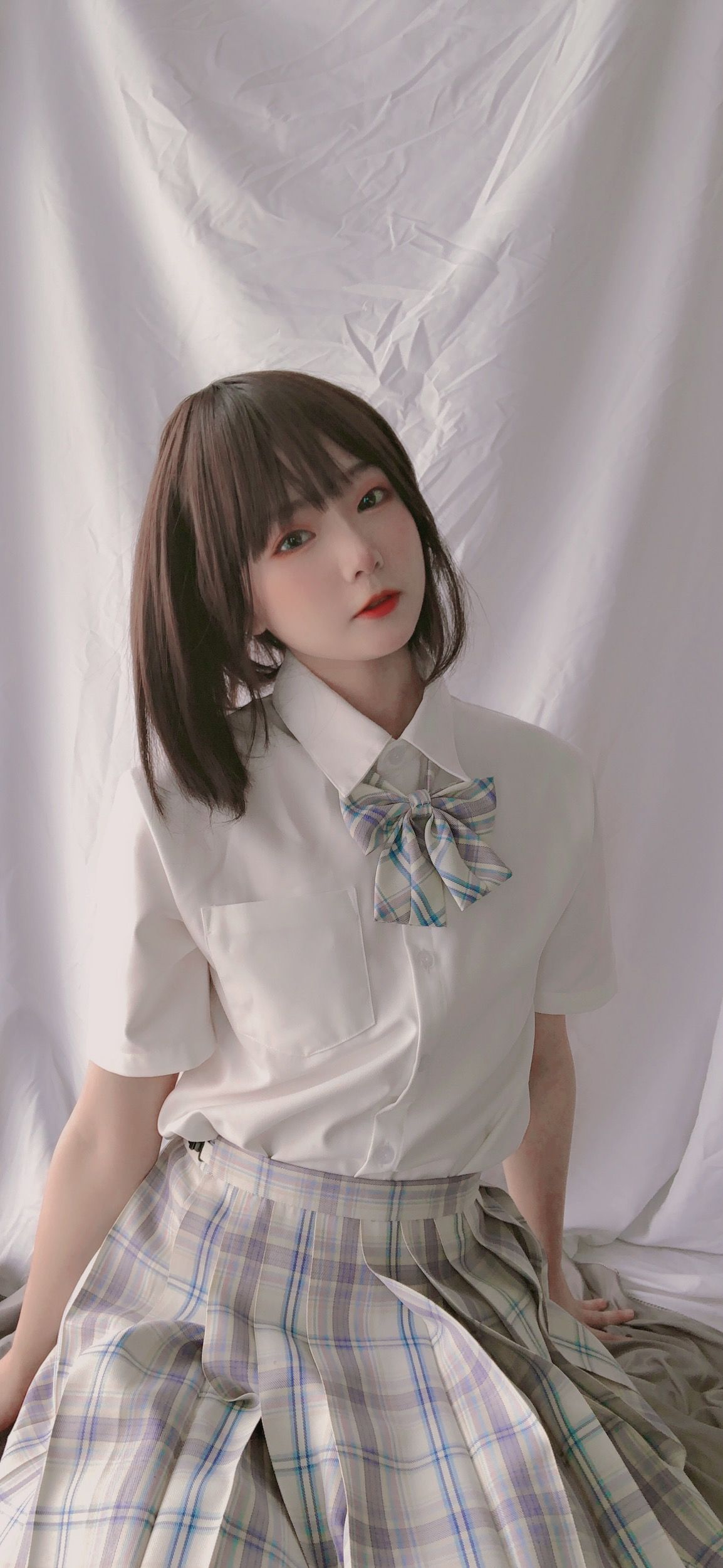 [Cosplay] 萌妹是青水 - 学妹jk