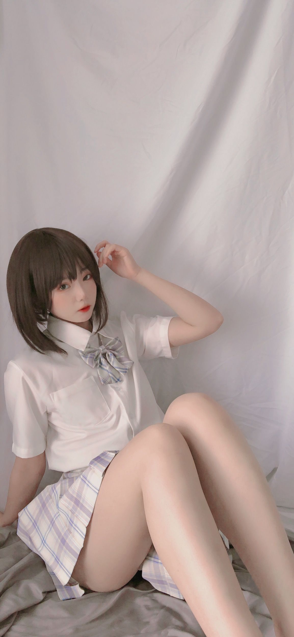 [Cosplay] 萌妹是青水 - 学妹jk