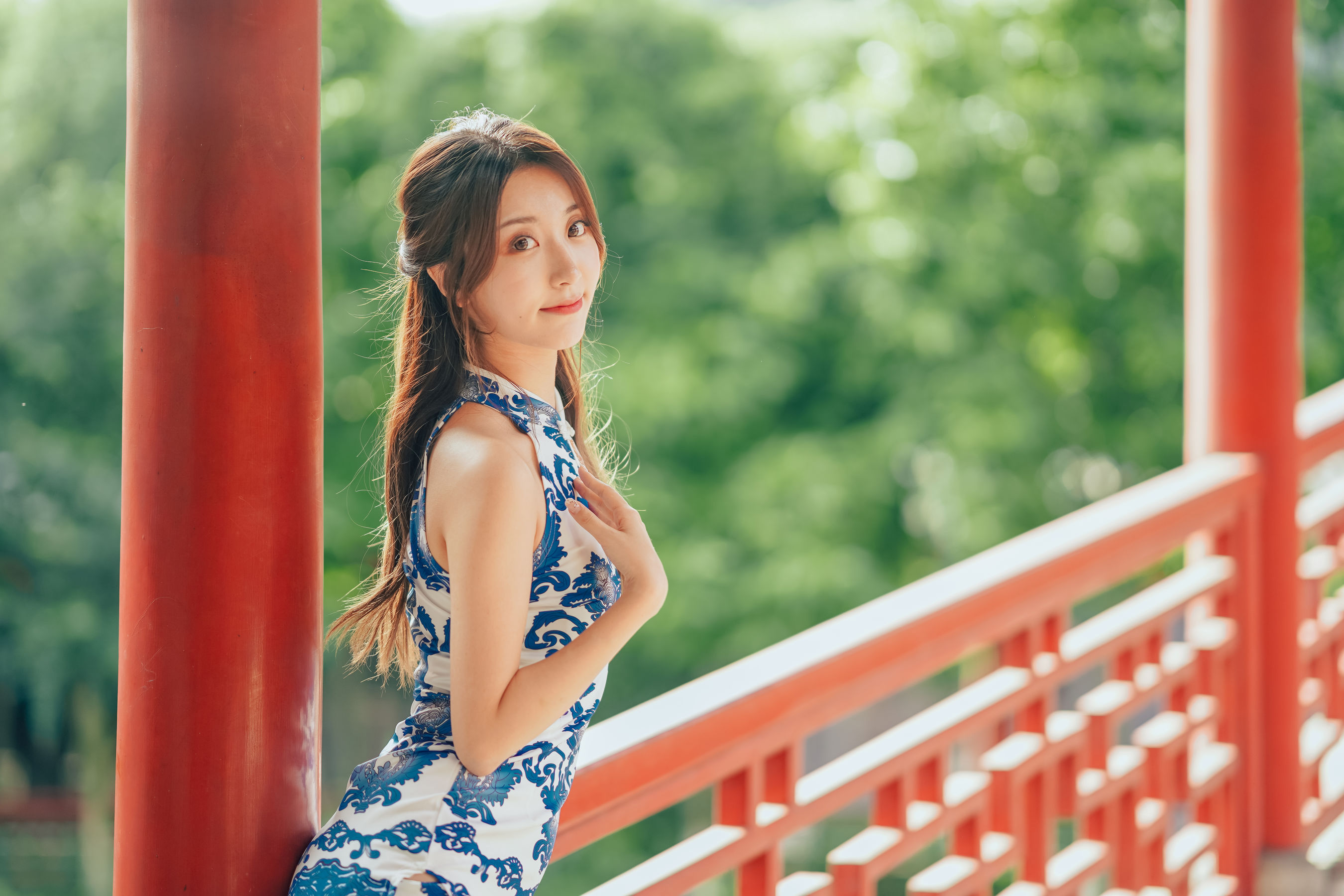[Cosplay] 人气Coser黑川 - 青花旗袍