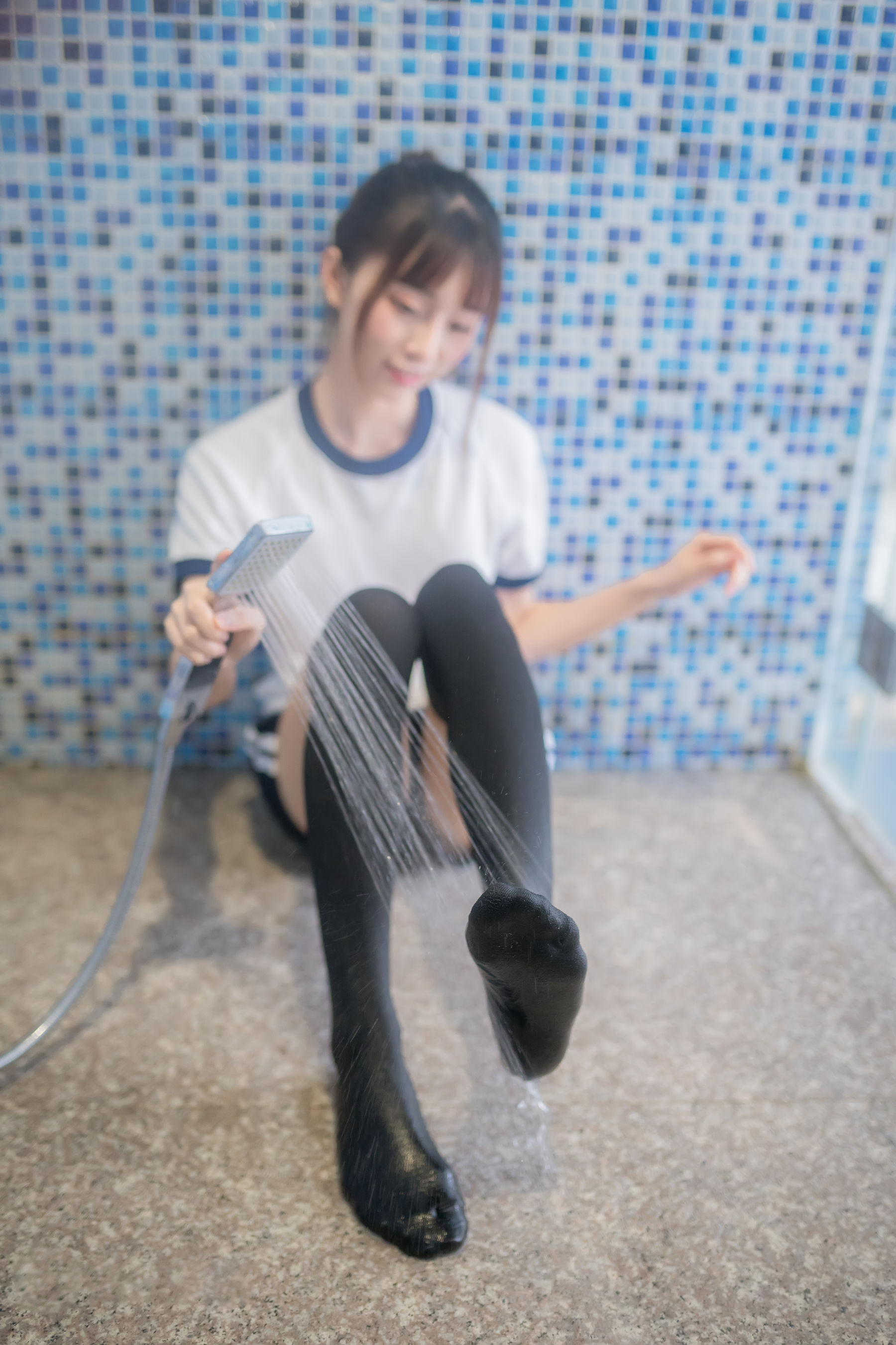 [Cosplay] 动漫博主Kitaro_绮太郎 - 湿身体操服