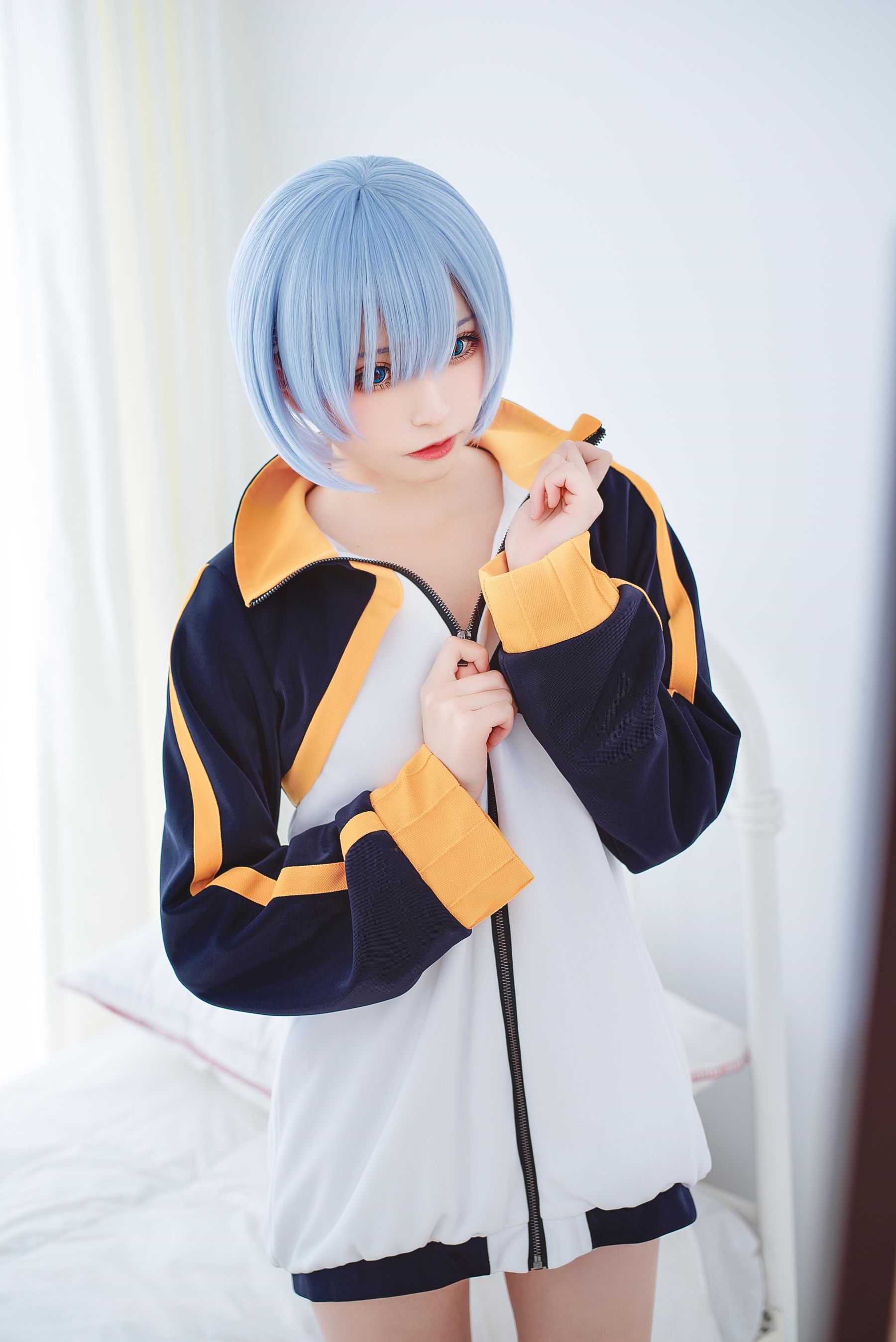 [Cosplay] 动漫博主Kitaro_绮太郎 - 蕾姆运动服