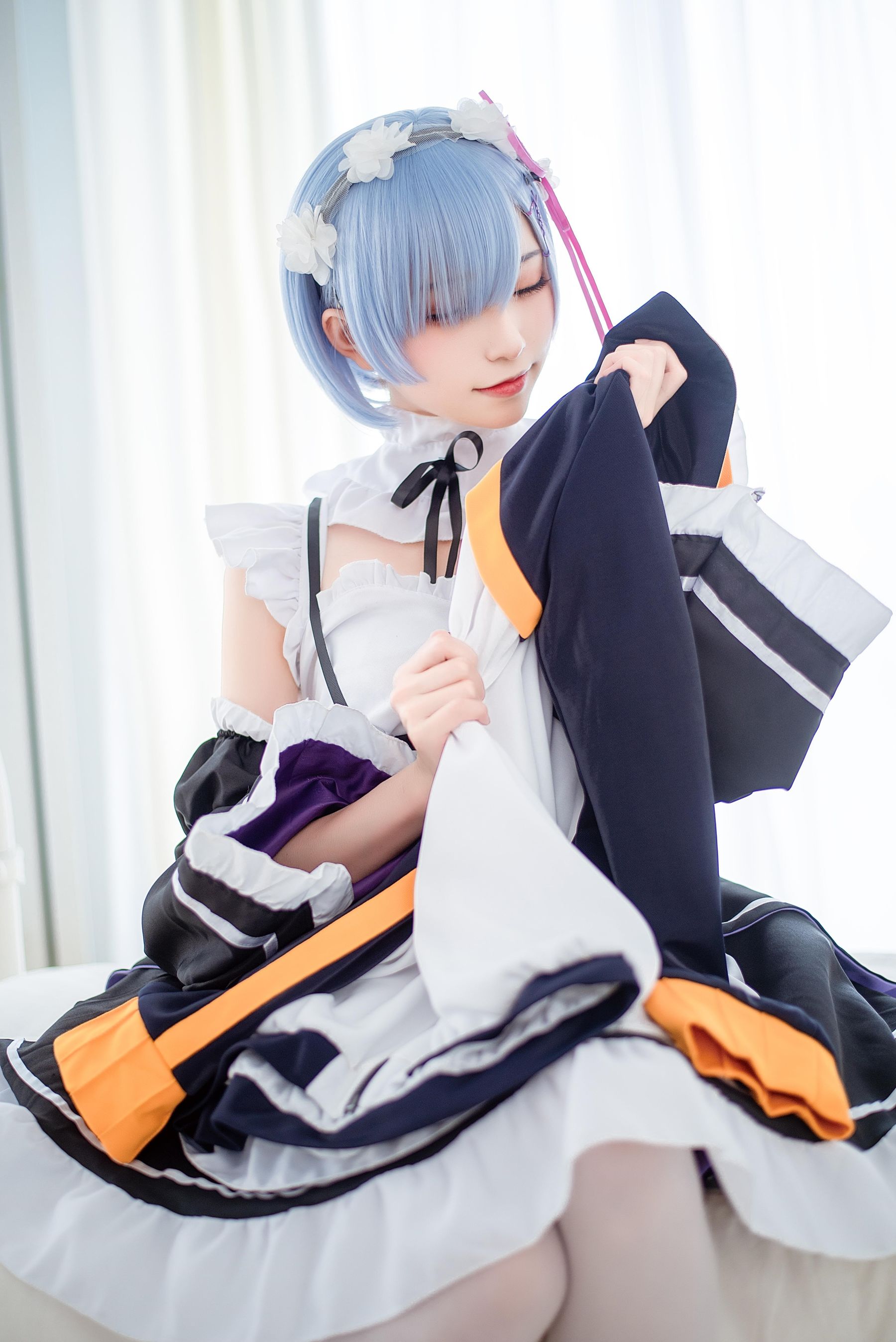 [Cosplay] 动漫博主Kitaro_绮太郎 - 蕾姆运动服