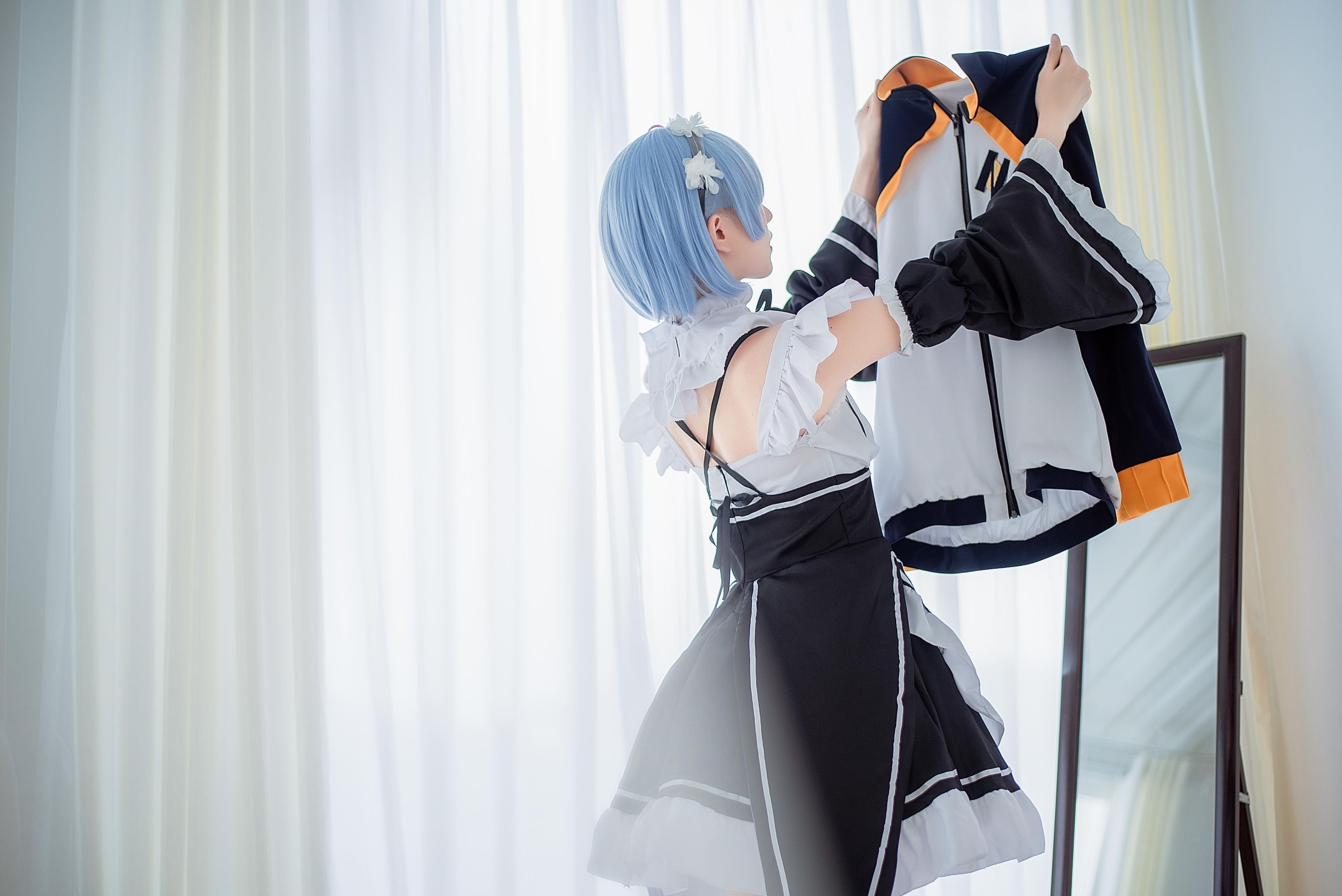 [Cosplay] 动漫博主Kitaro_绮太郎 - 蕾姆运动服