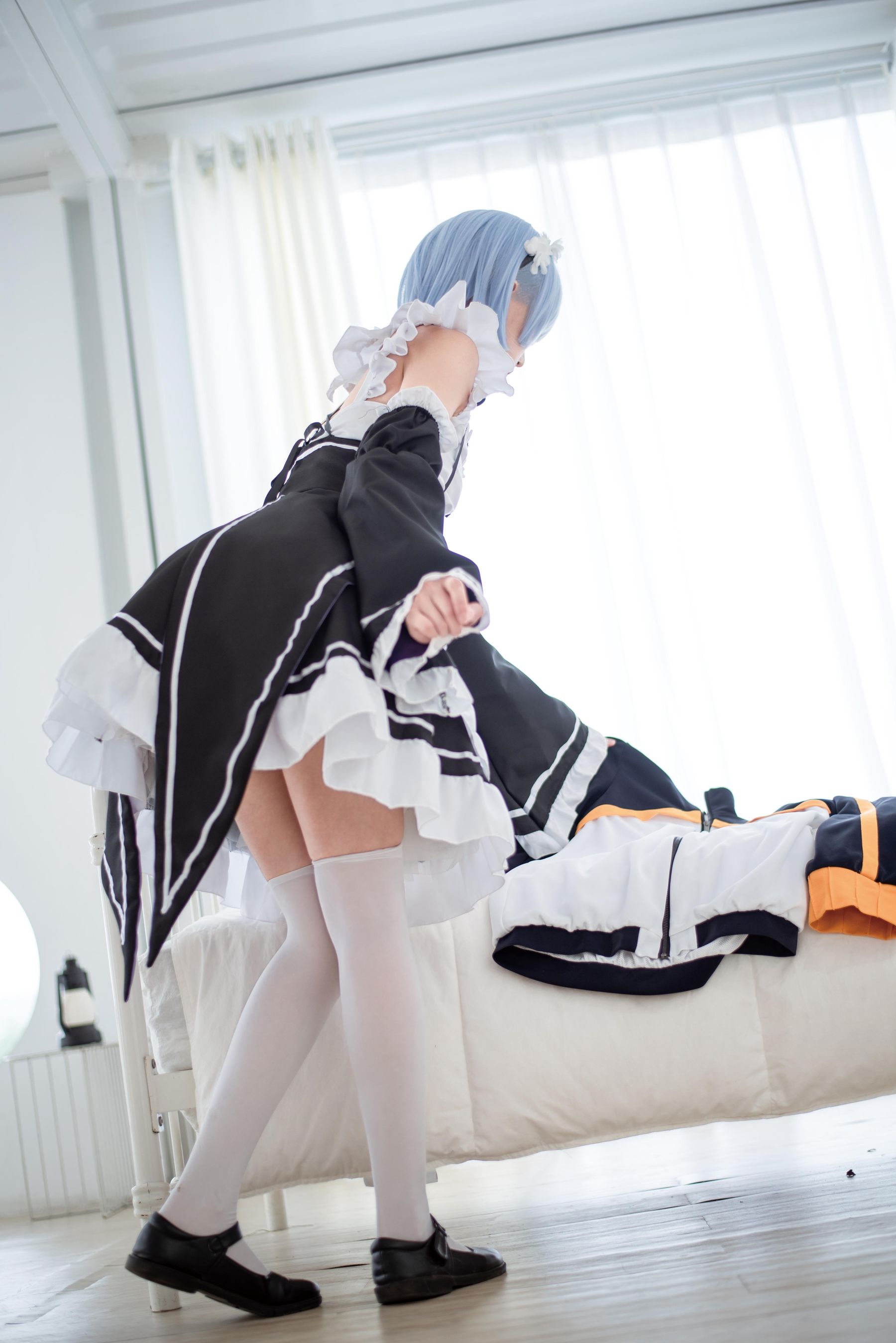 [Cosplay] 动漫博主Kitaro_绮太郎 - 蕾姆运动服