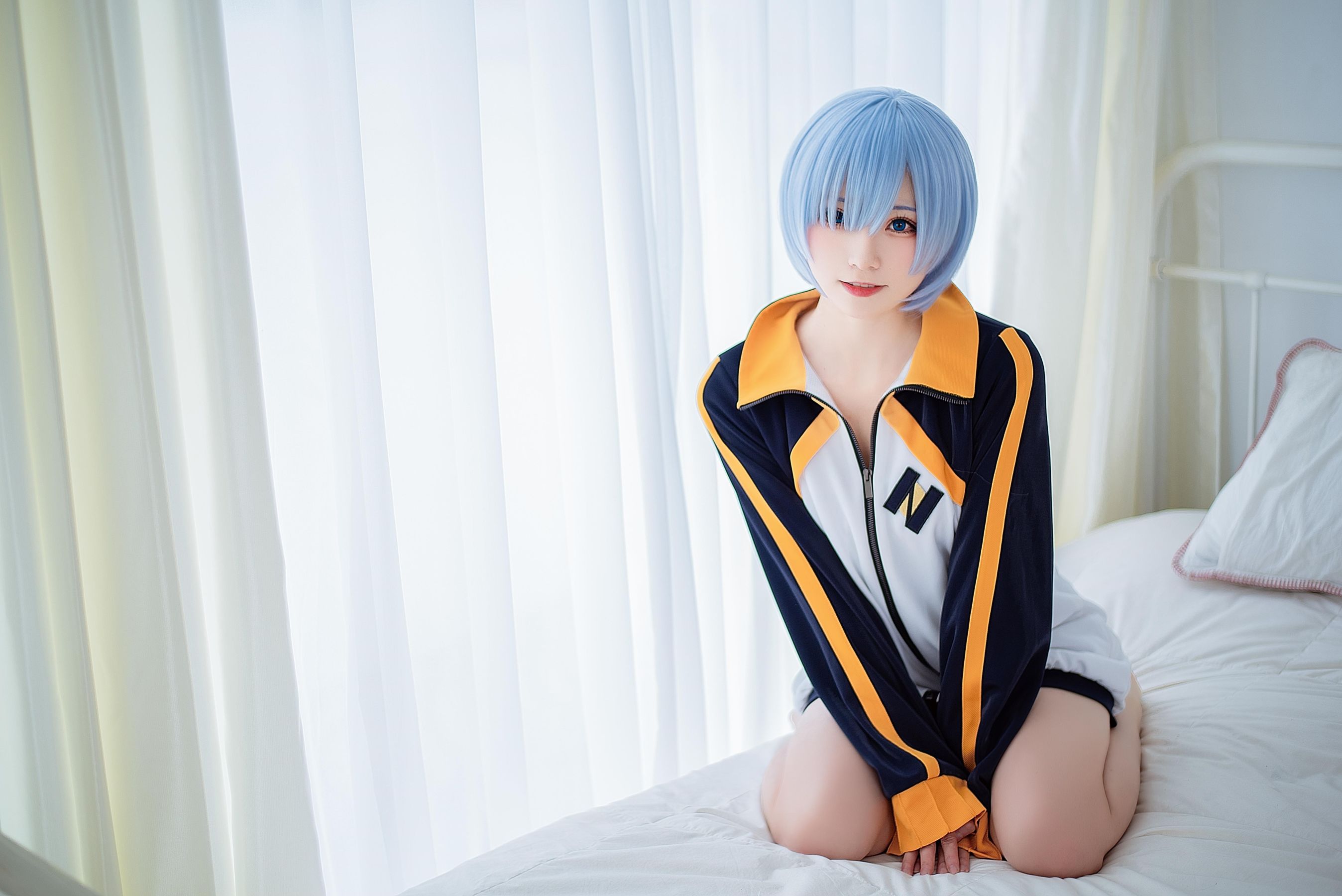 [Cosplay] 动漫博主Kitaro_绮太郎 - 蕾姆运动服