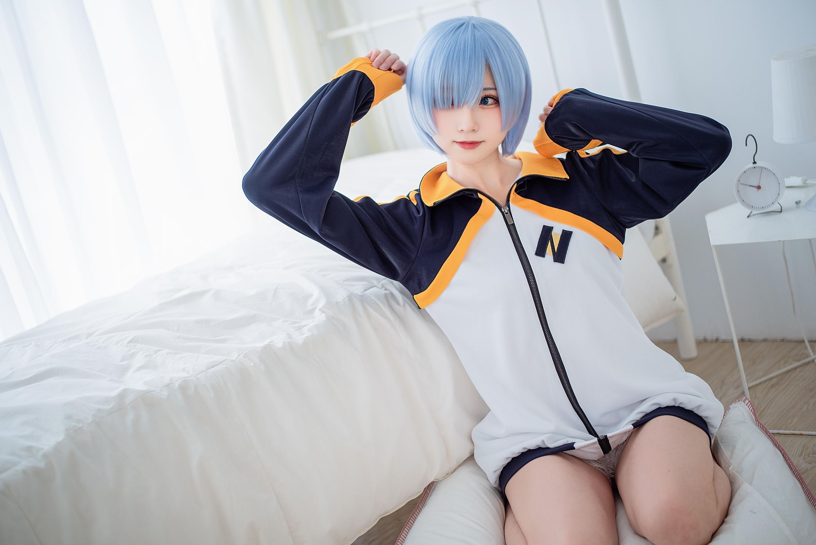 [Cosplay] 动漫博主Kitaro_绮太郎 - 蕾姆运动服