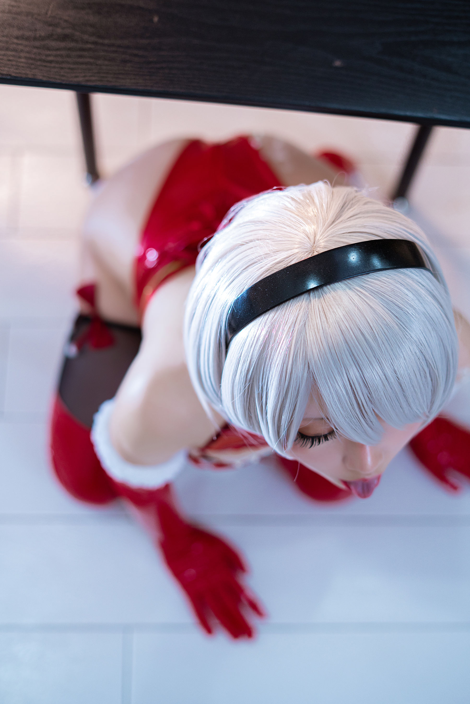 [Cosplay] Coser小姐姐星之迟迟 - 圣诞2B