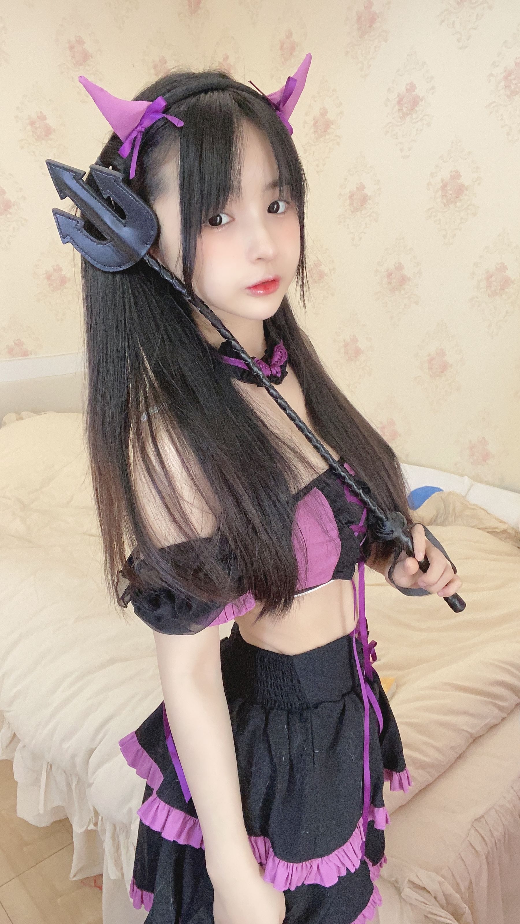 [Cosplay] 桜井宁宁 - 万圣节小恶魔