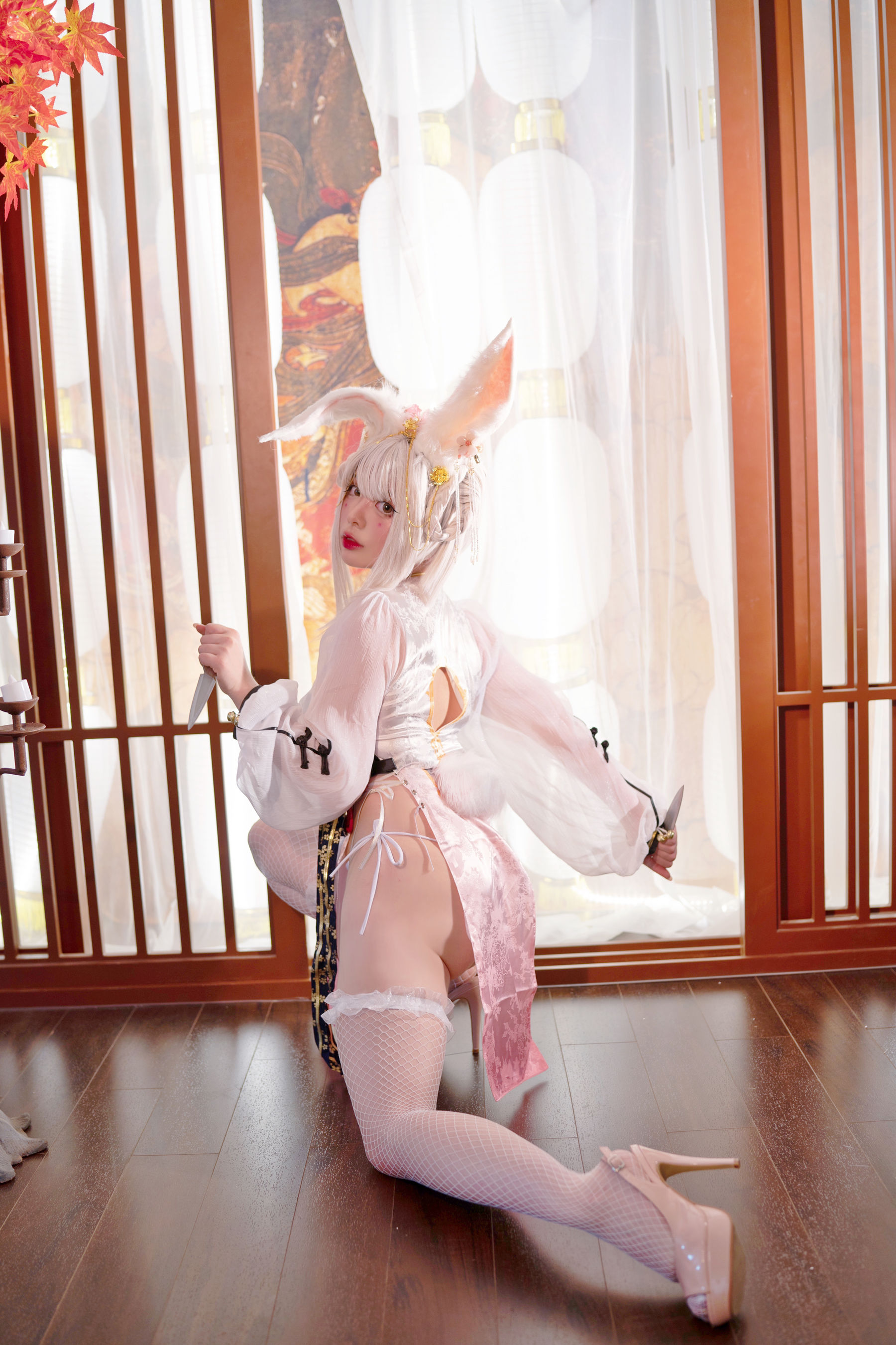 [Cosplay] NinJA阿寨寨 - 肉肉大白兔
