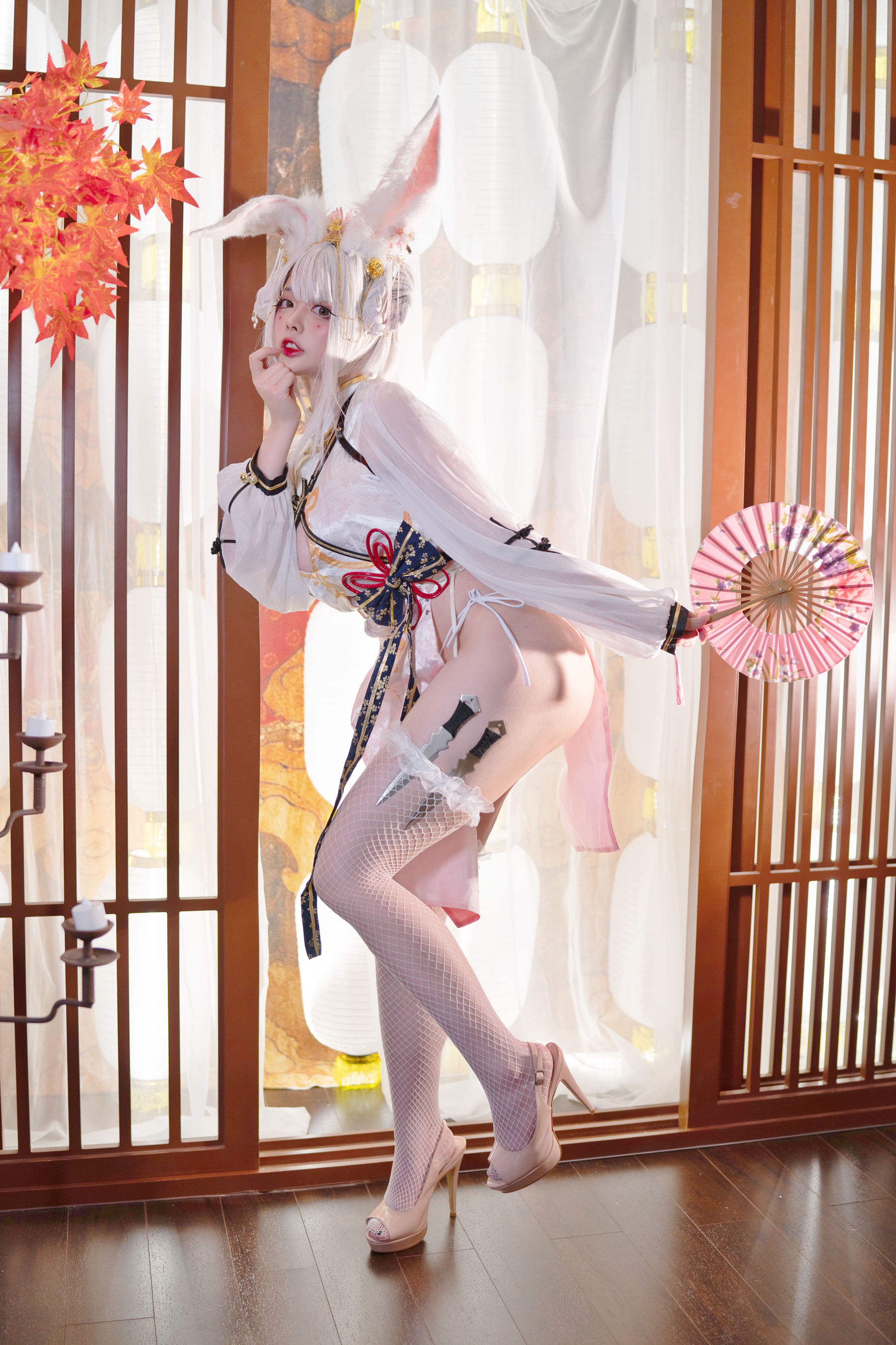 [Cosplay] NinJA阿寨寨 - 肉肉大白兔