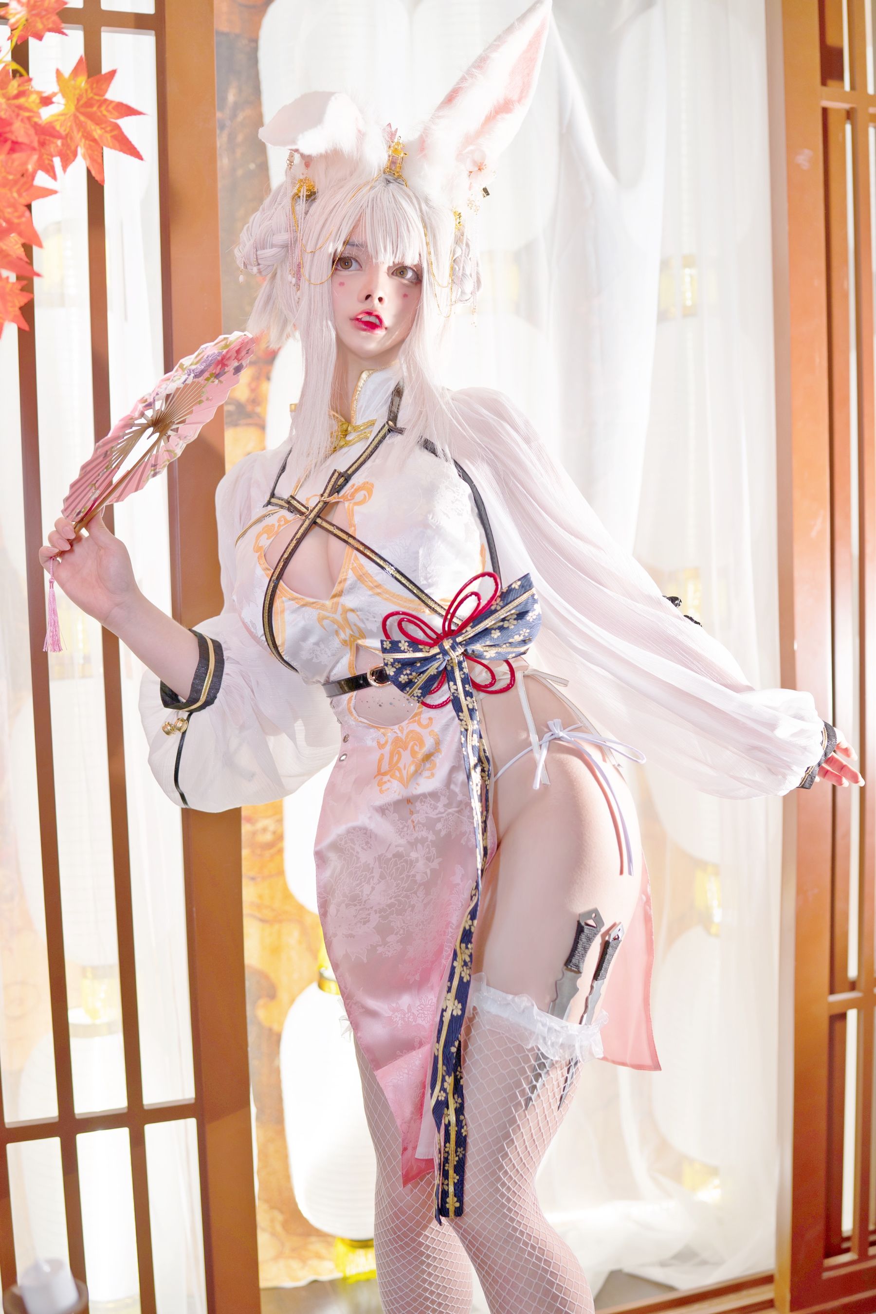 [Cosplay] NinJA阿寨寨 - 肉肉大白兔