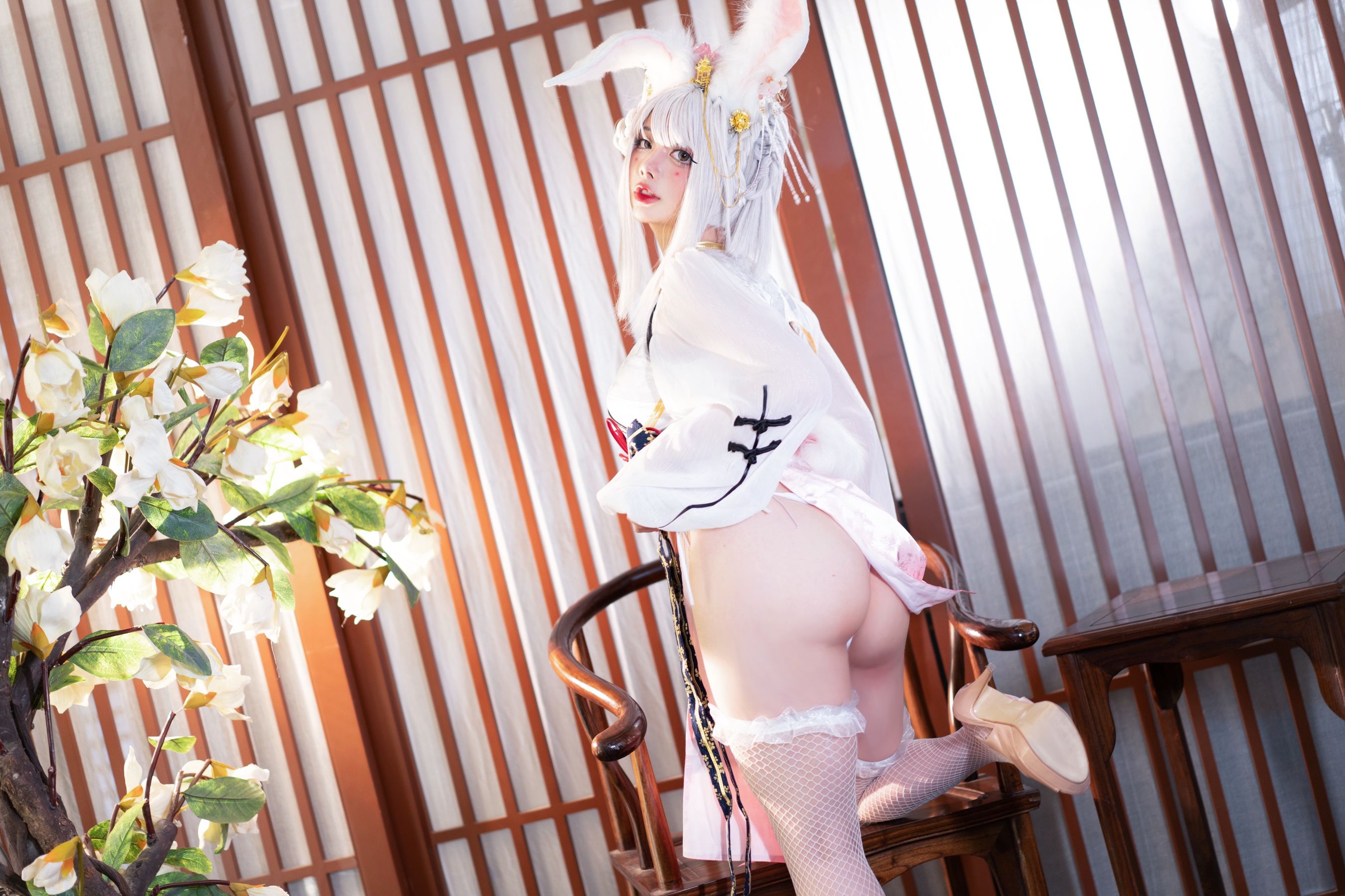 [Cosplay] NinJA阿寨寨 - 肉肉大白兔