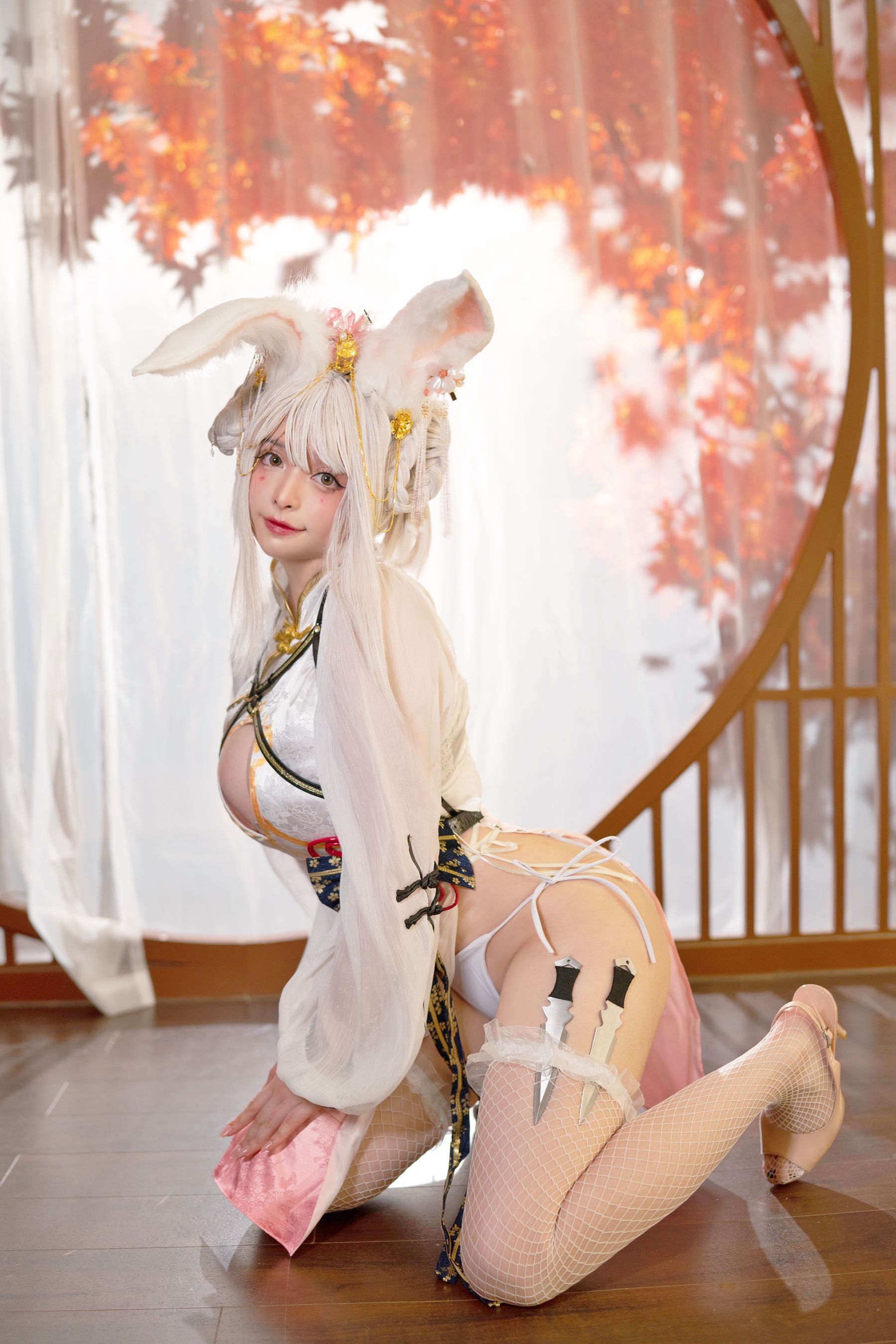 [Cosplay] NinJA阿寨寨 - 肉肉大白兔