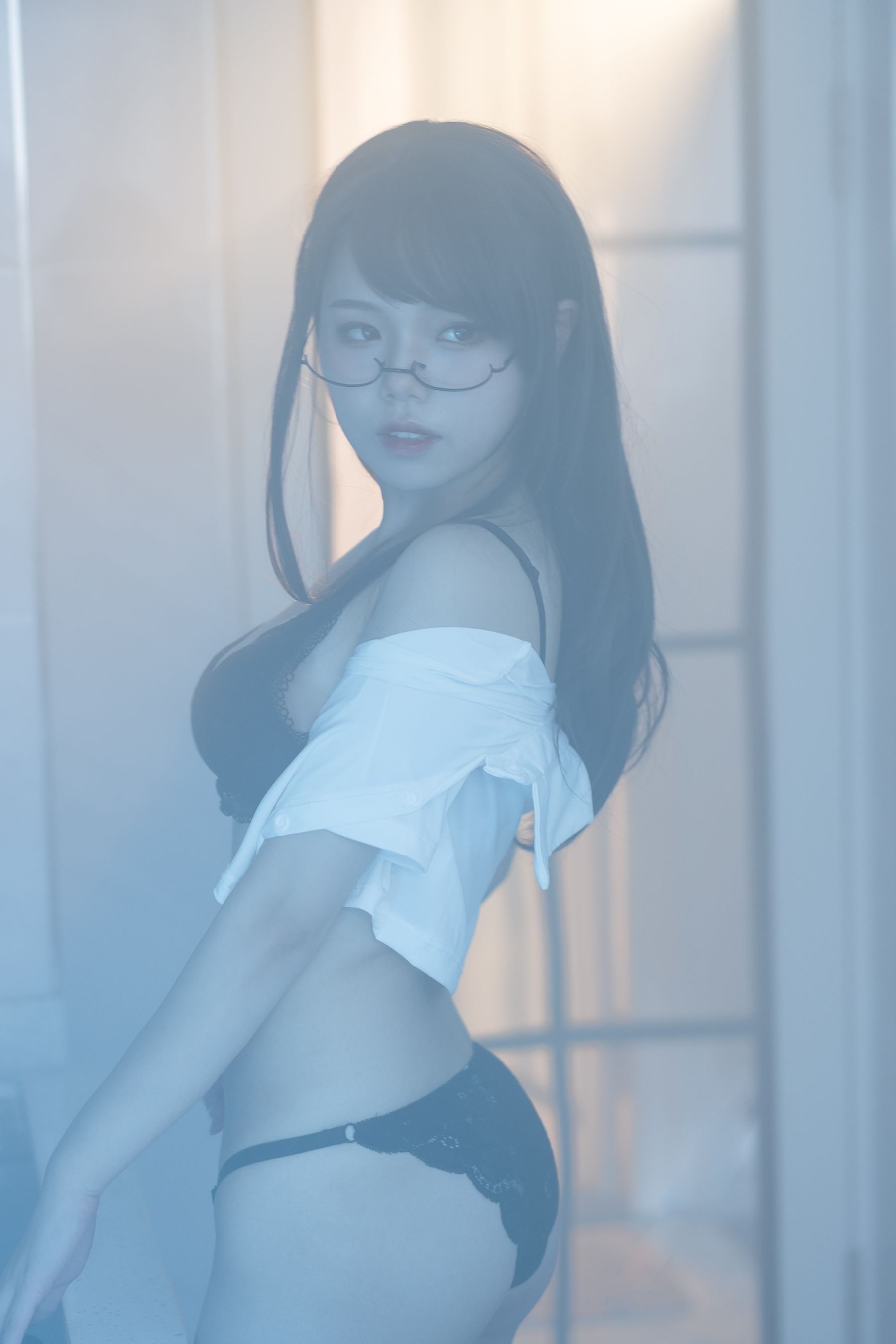 [Cosplay] 七月喵子 - 眼镜娘1号