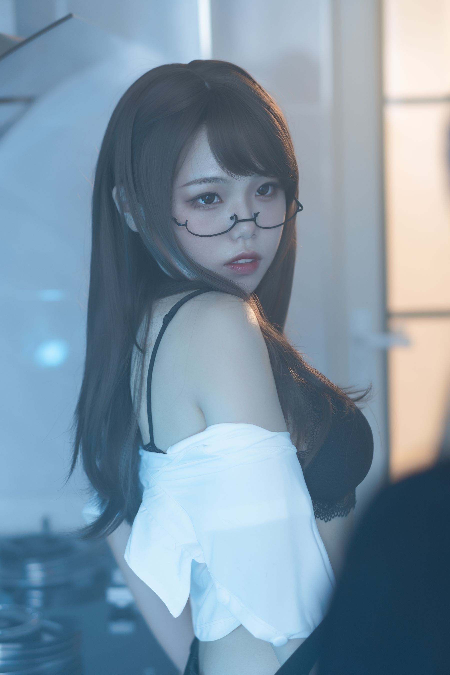 [Cosplay] 七月喵子 - 眼镜娘1号