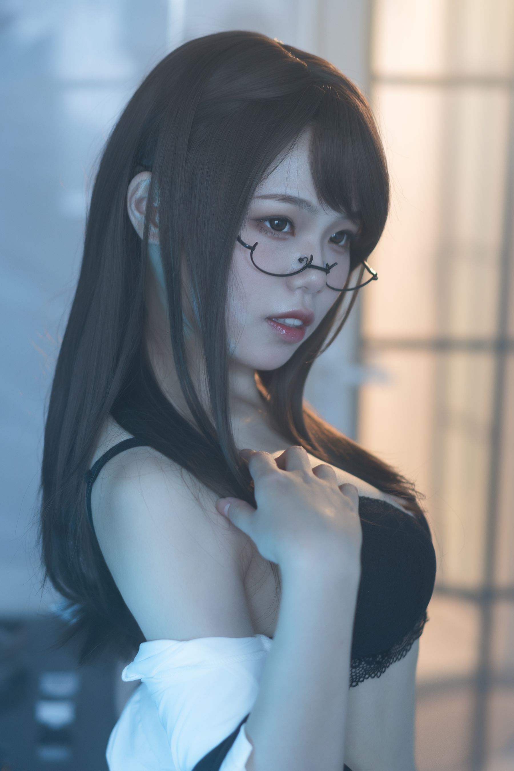 [Cosplay] 七月喵子 - 眼镜娘1号