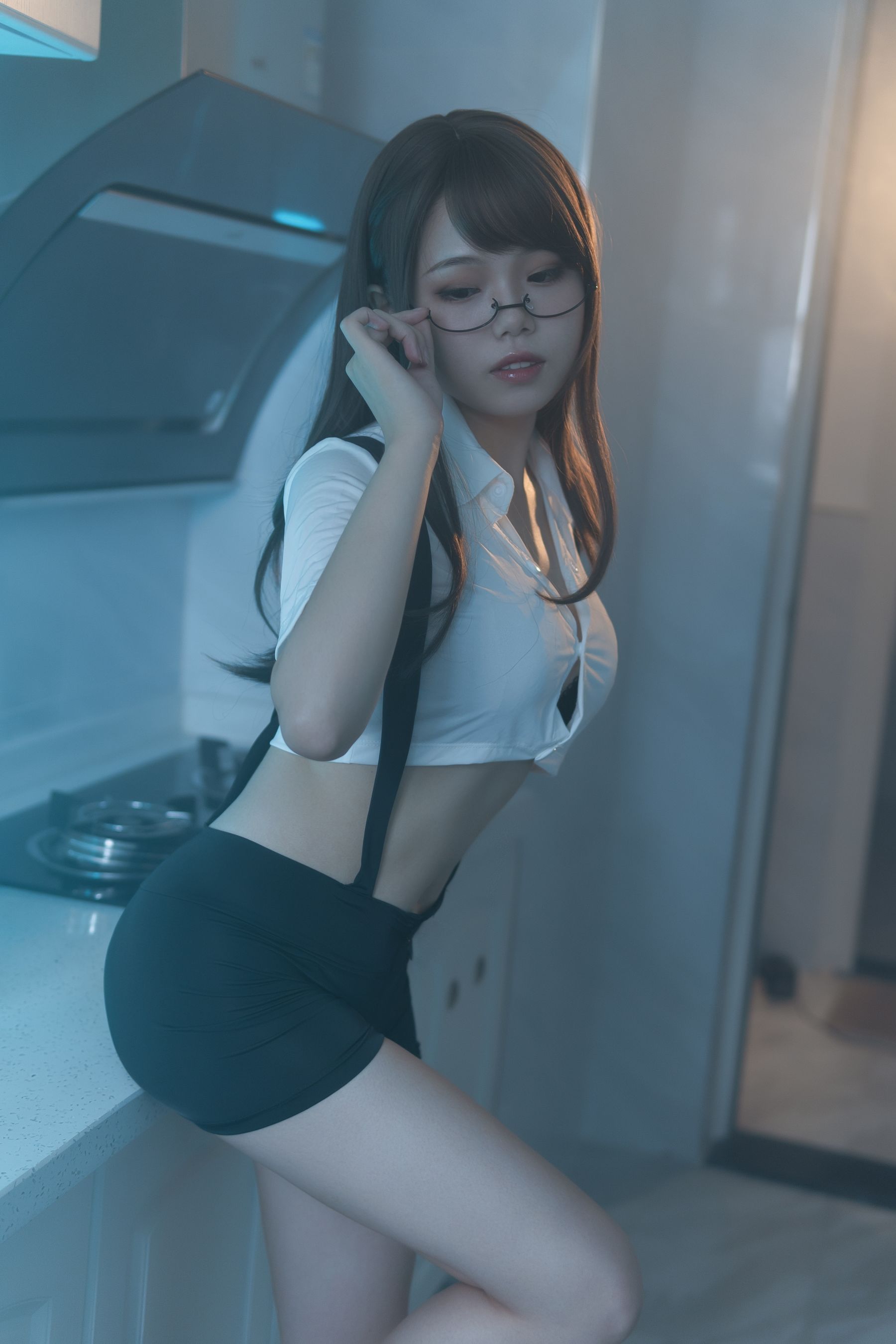 [Cosplay] 七月喵子 - 眼镜娘1号