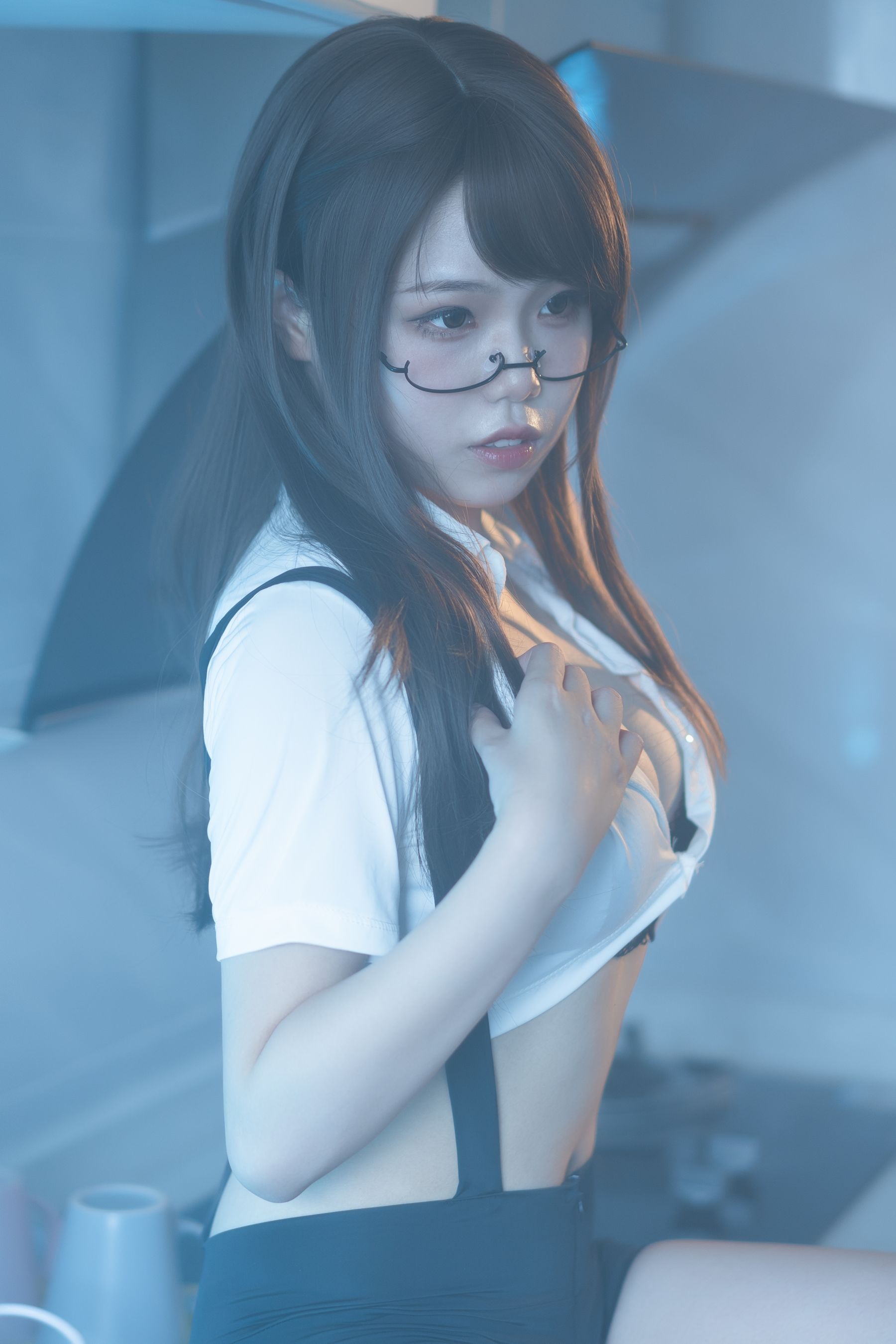 [Cosplay] 七月喵子 - 眼镜娘1号