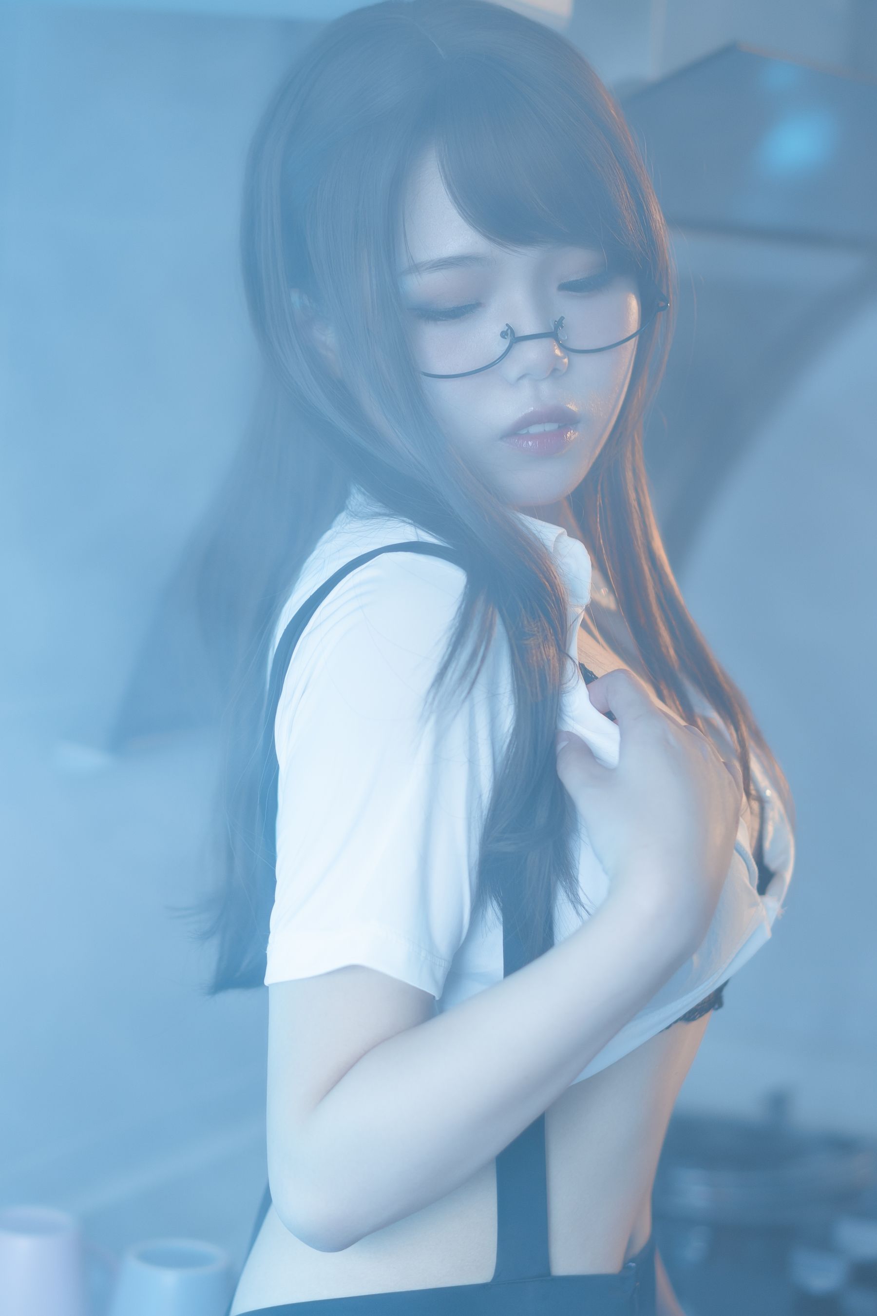 [Cosplay] 七月喵子 - 眼镜娘1号