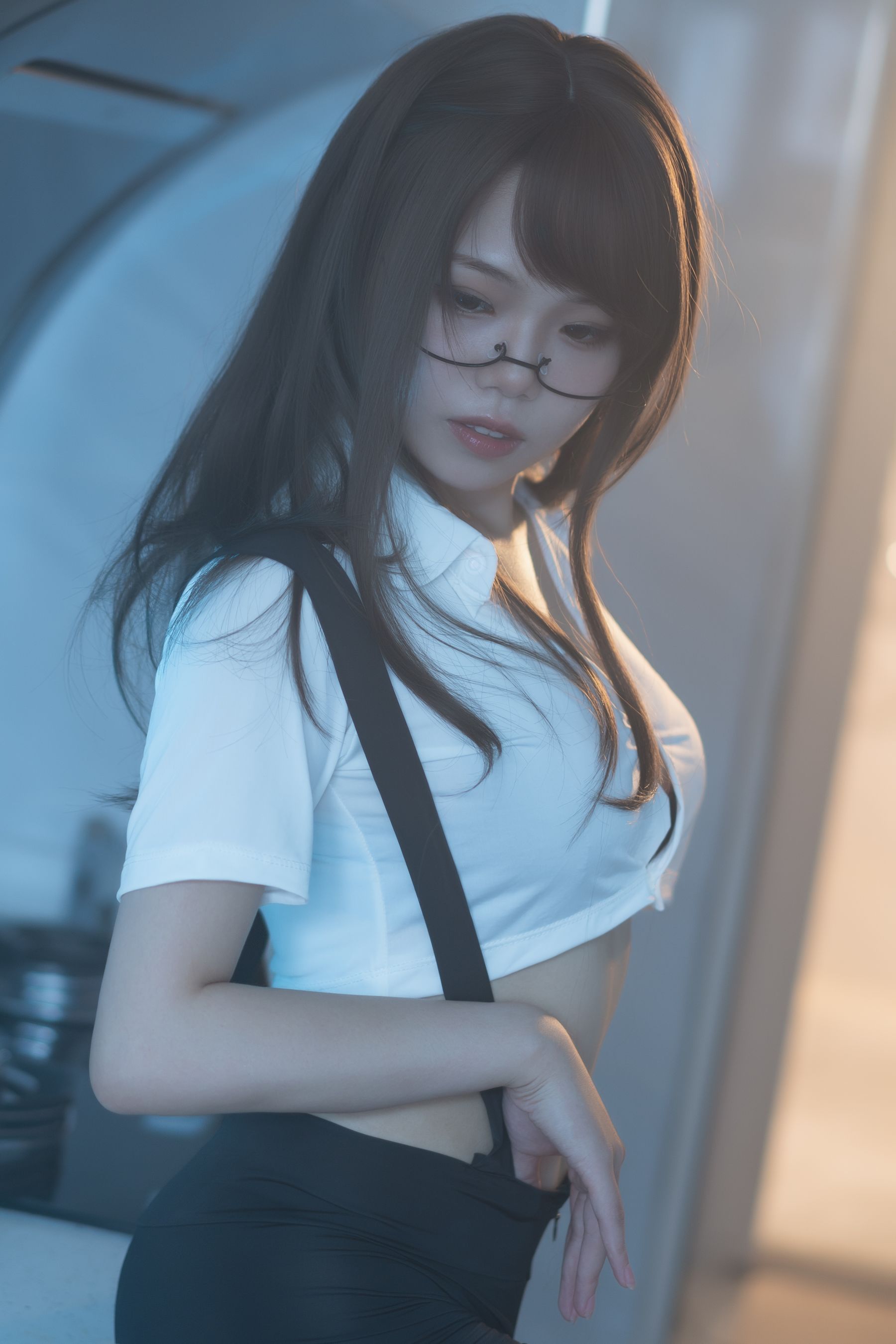 [Cosplay] 七月喵子 - 眼镜娘1号