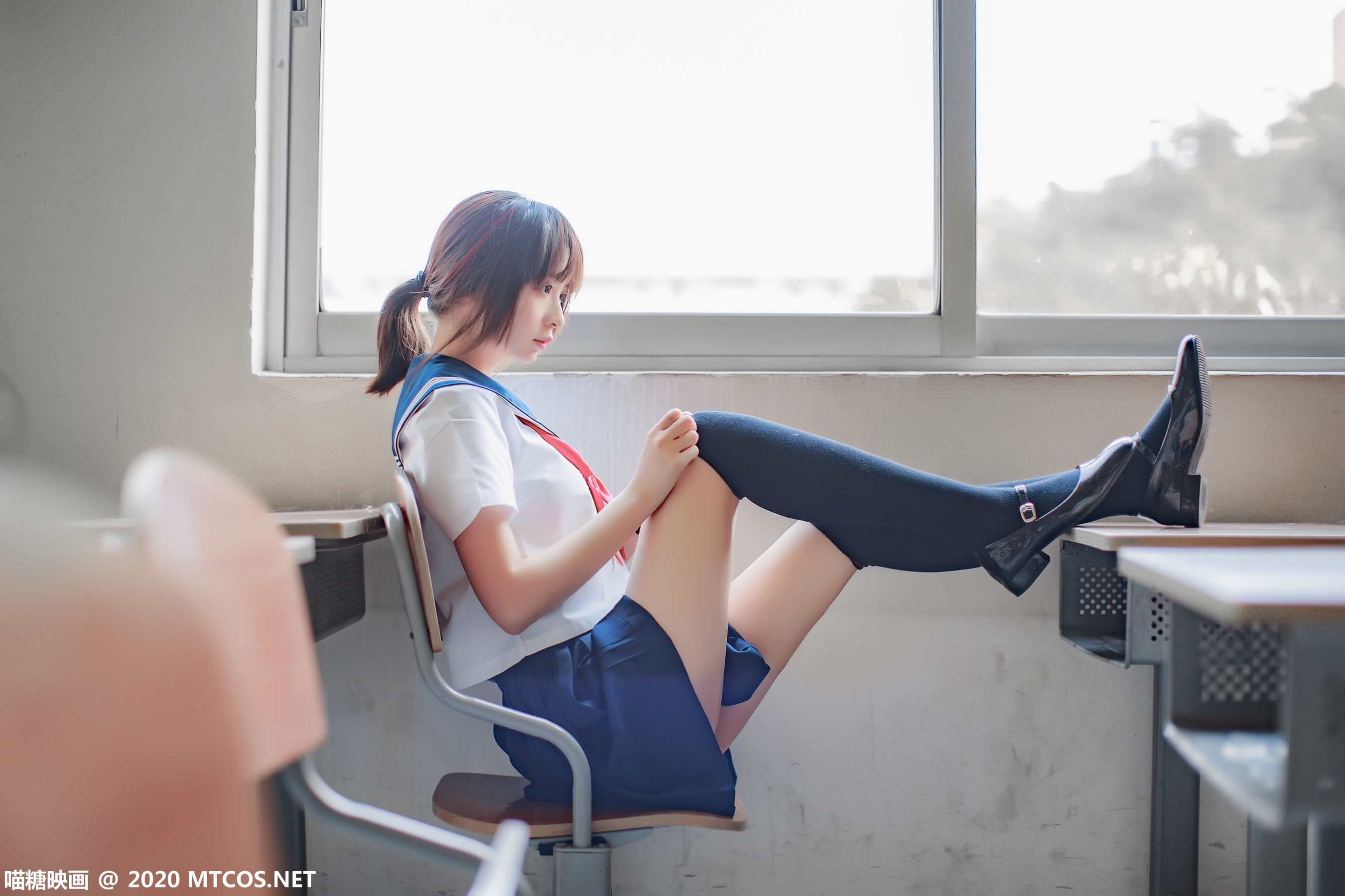 [喵糖映画] VOL.340 疯猫ss 同桌的水手服