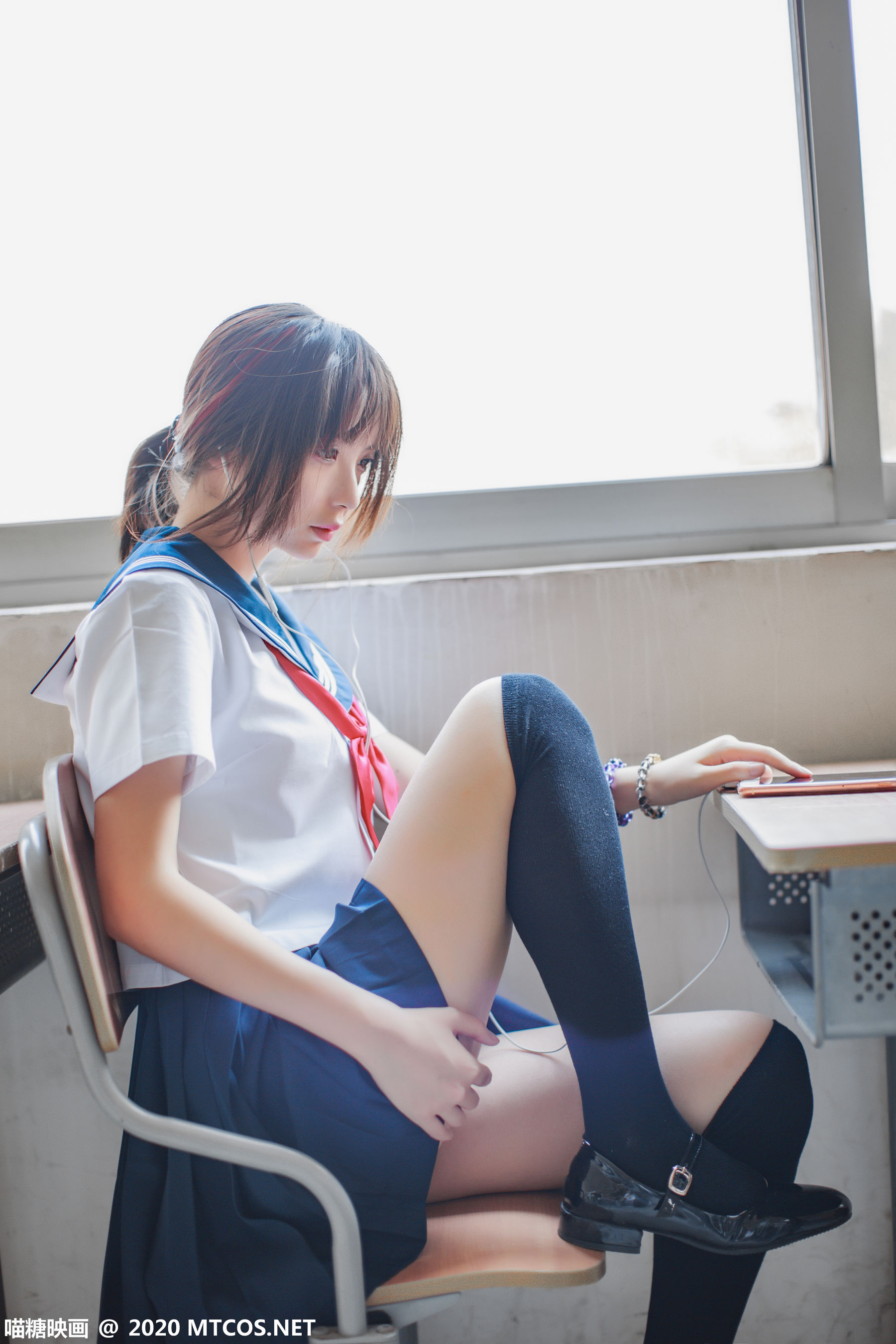 [喵糖映画] VOL.340 疯猫ss 同桌的水手服