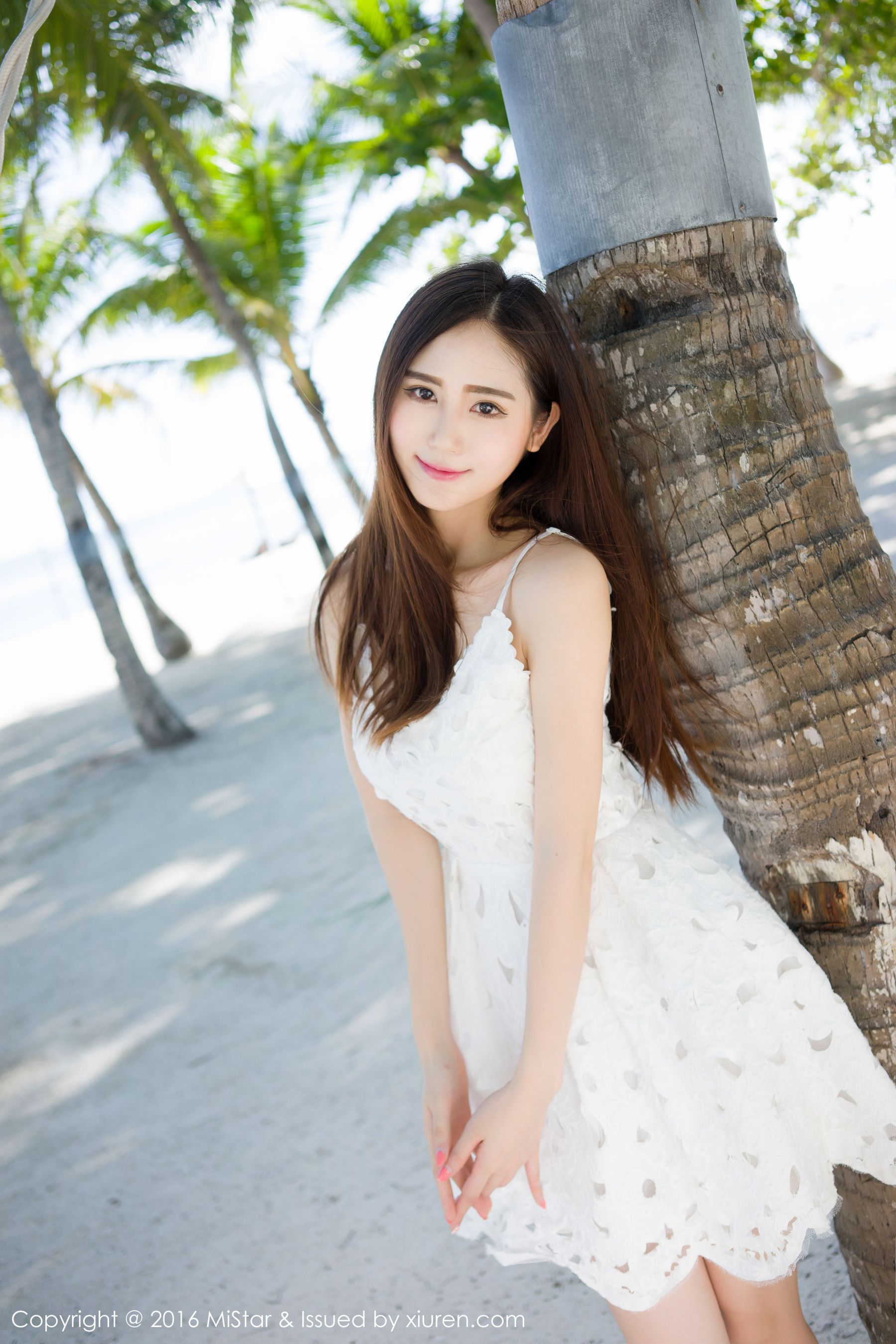 SISY思《薄荷岛旅拍》长裙+比基尼 [魅妍社MiStar] Vol.060