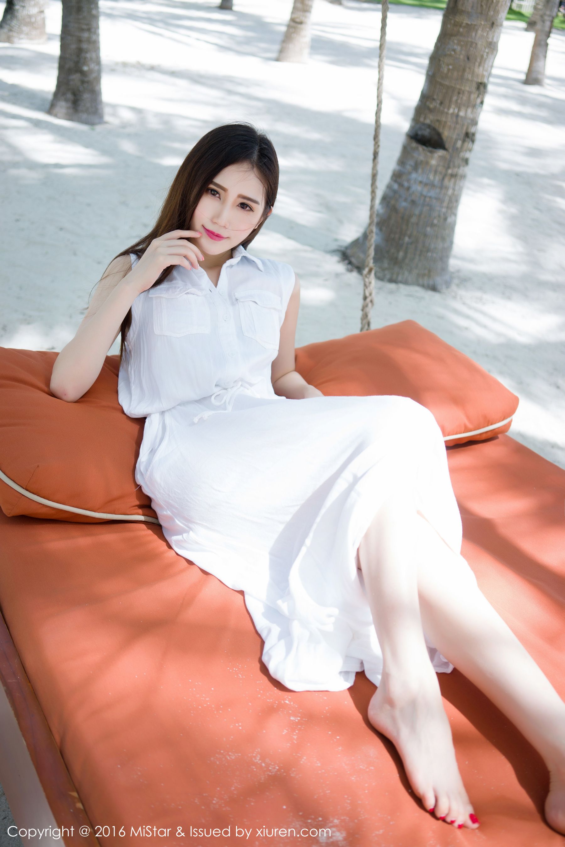 SISY思《薄荷岛旅拍》比基尼+长裙 [魅妍社MiStar] Vol.067