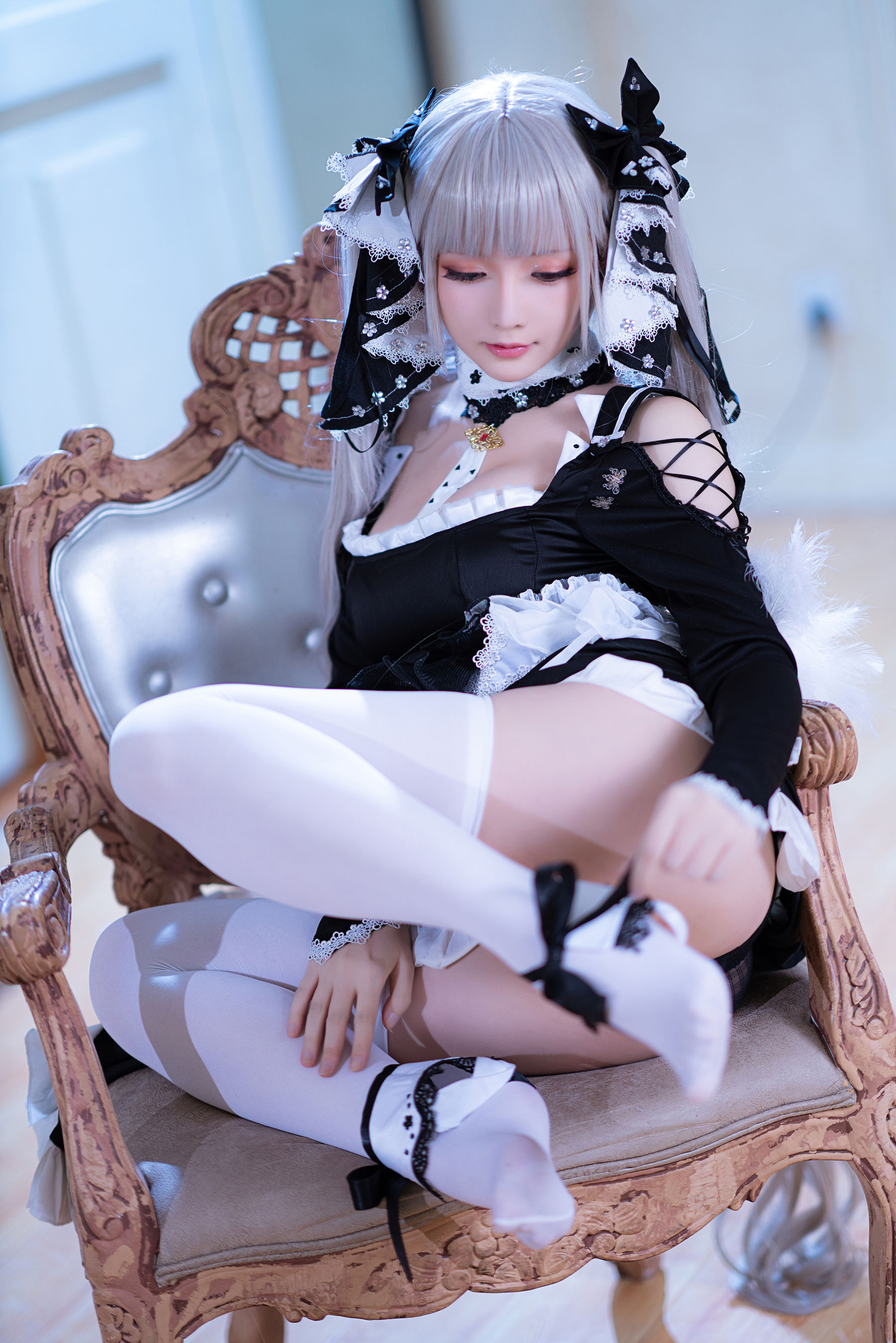 [COS福利] Coser小姐姐星之迟迟 - R-Maid《可畏》