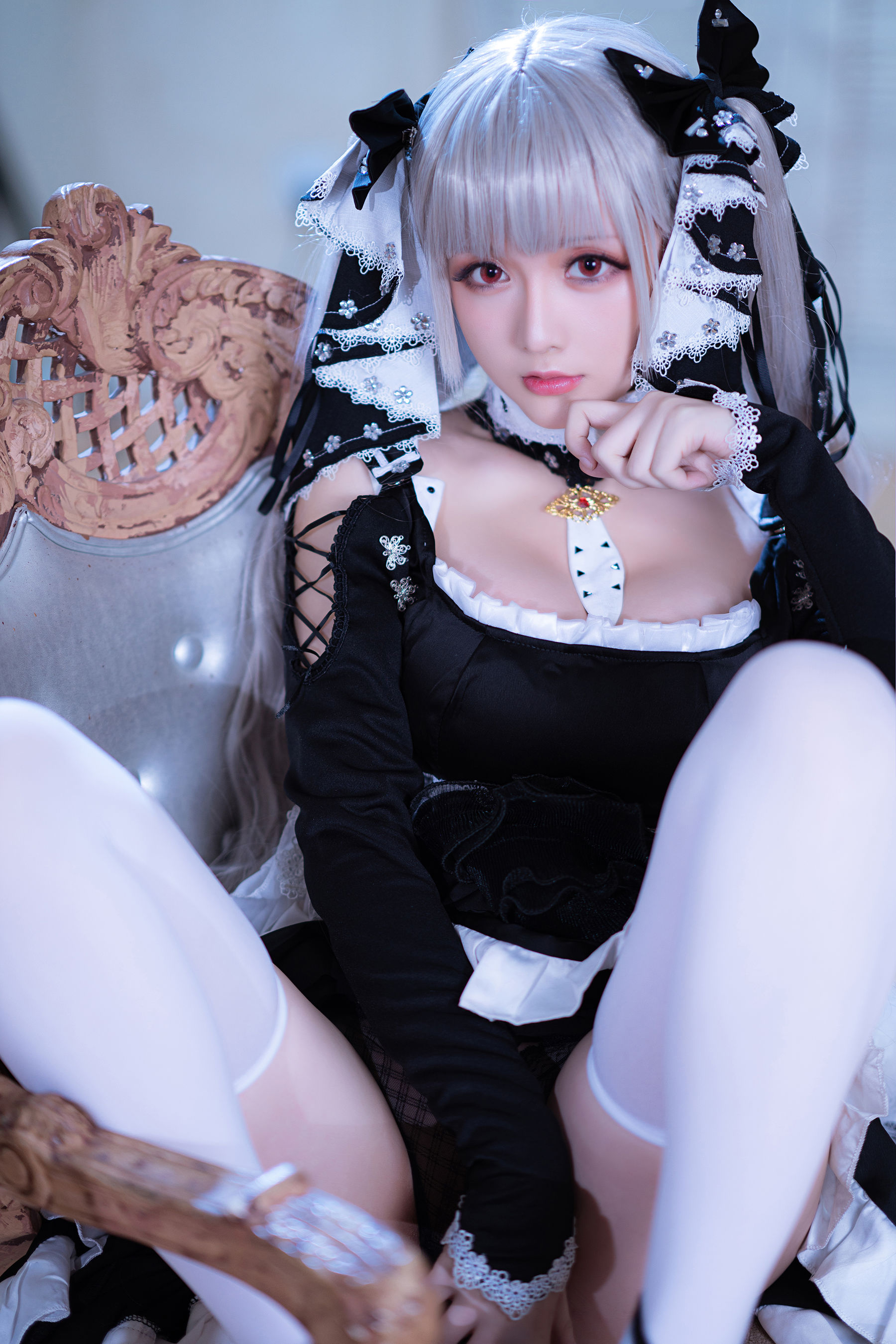 [COS福利] Coser小姐姐星之迟迟 - R-Maid《可畏》