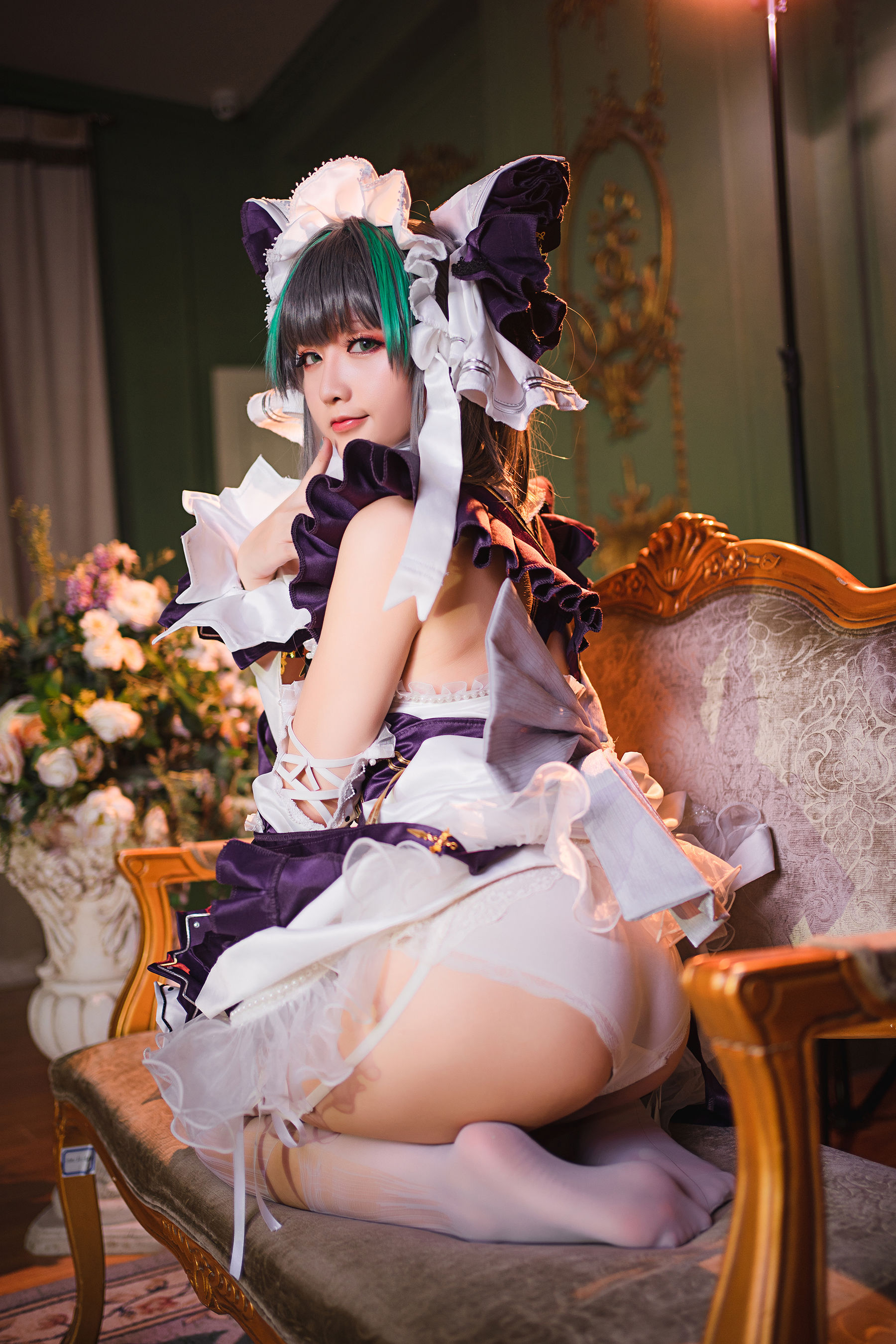 [COS福利] Coser小姐姐星之迟迟 - R-Maid《柴郡》