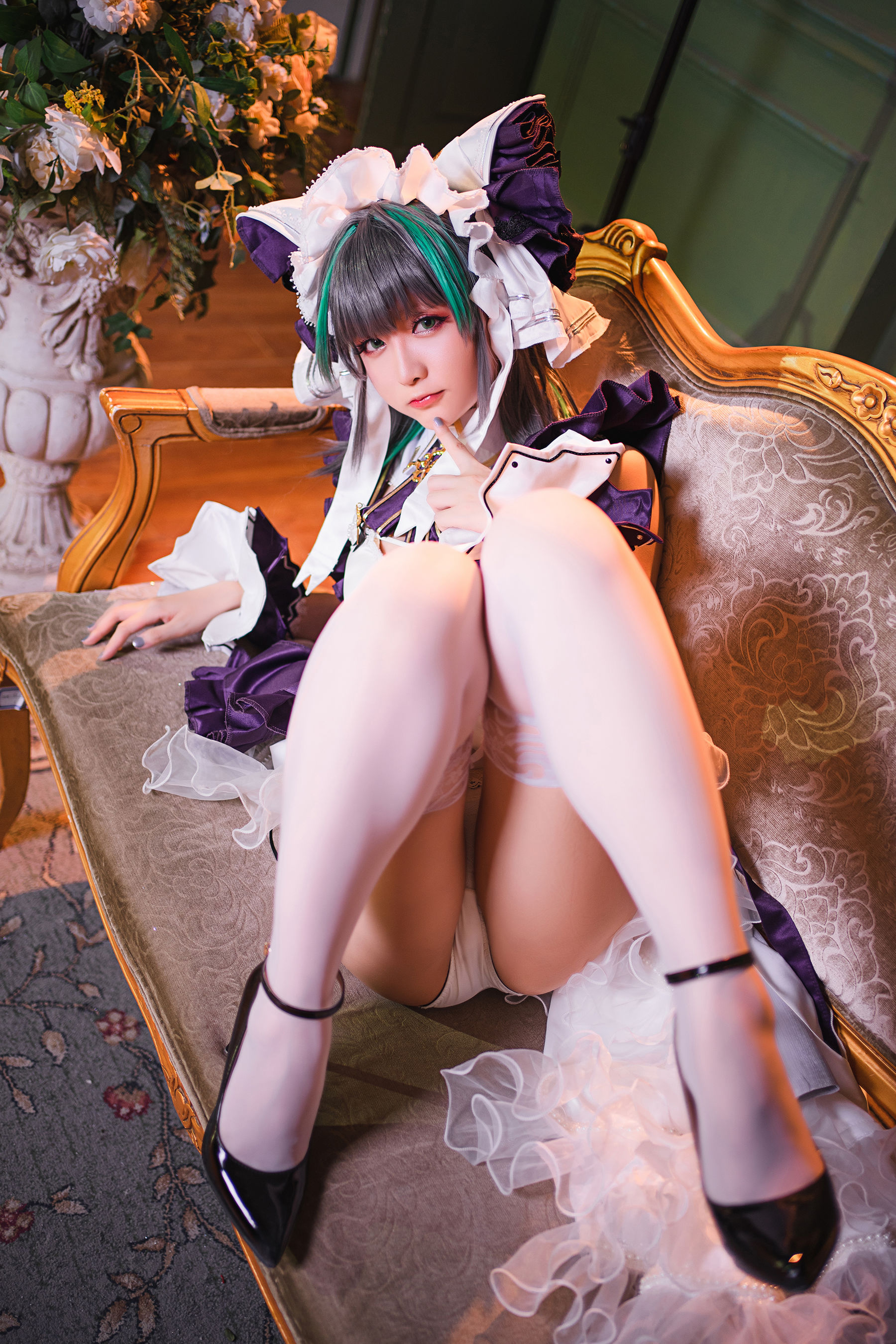 [COS福利] Coser小姐姐星之迟迟 - R-Maid《柴郡》