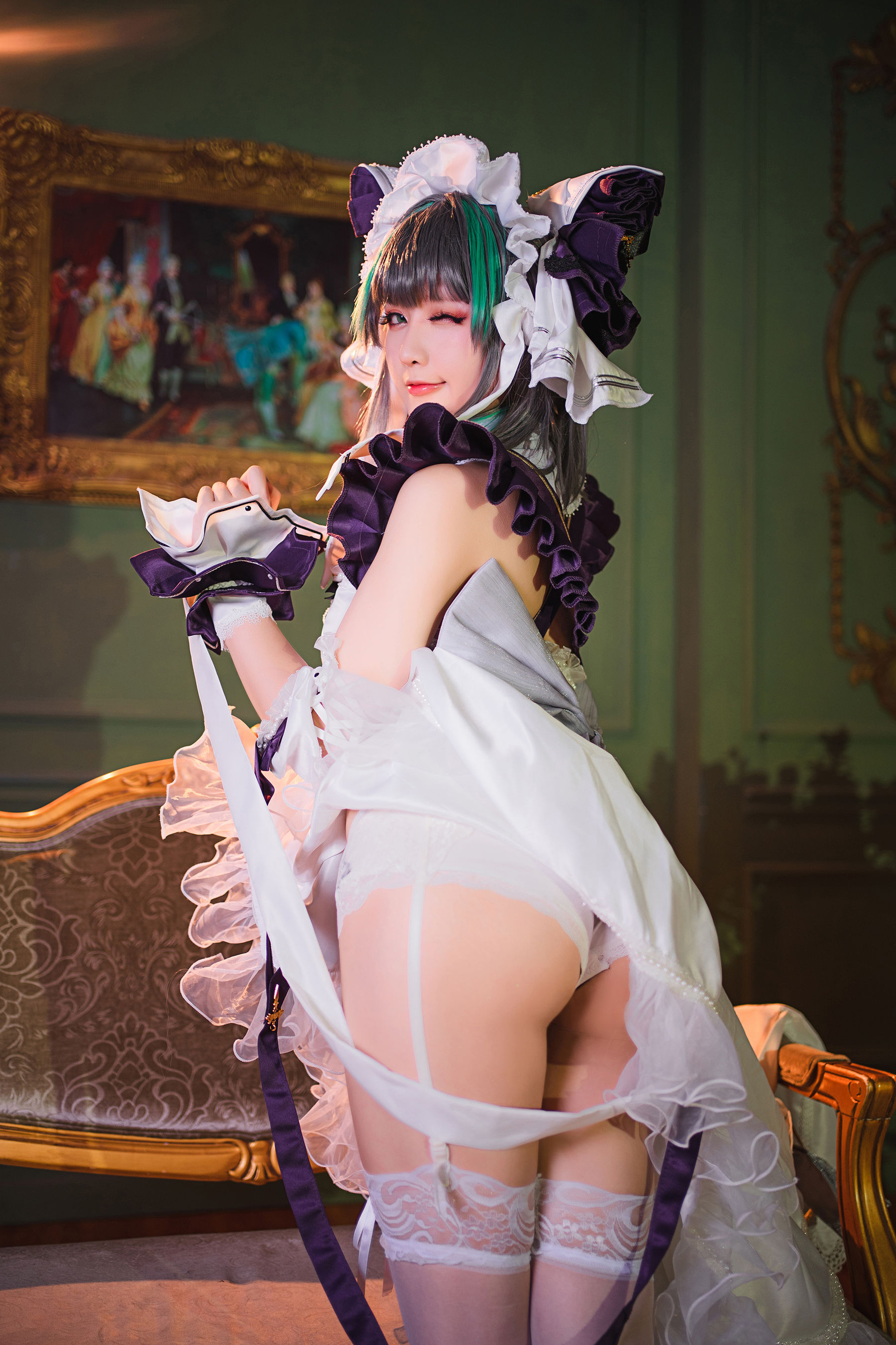 [COS福利] Coser小姐姐星之迟迟 - R-Maid《柴郡》