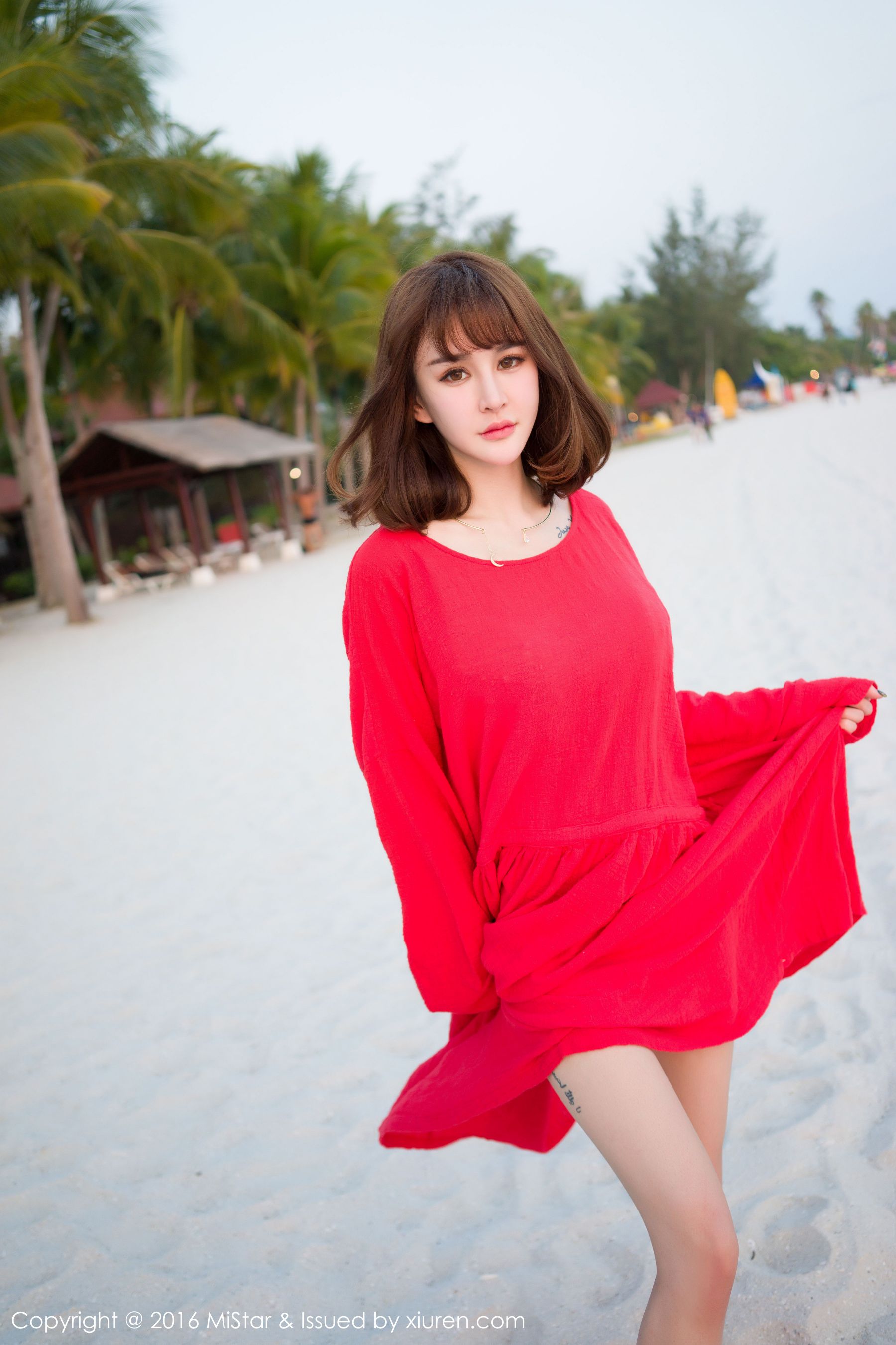 Cheryl青树《性感比基尼、魅惑浴袍、小清新长裙》 [魅妍社MiStar] Vol.102