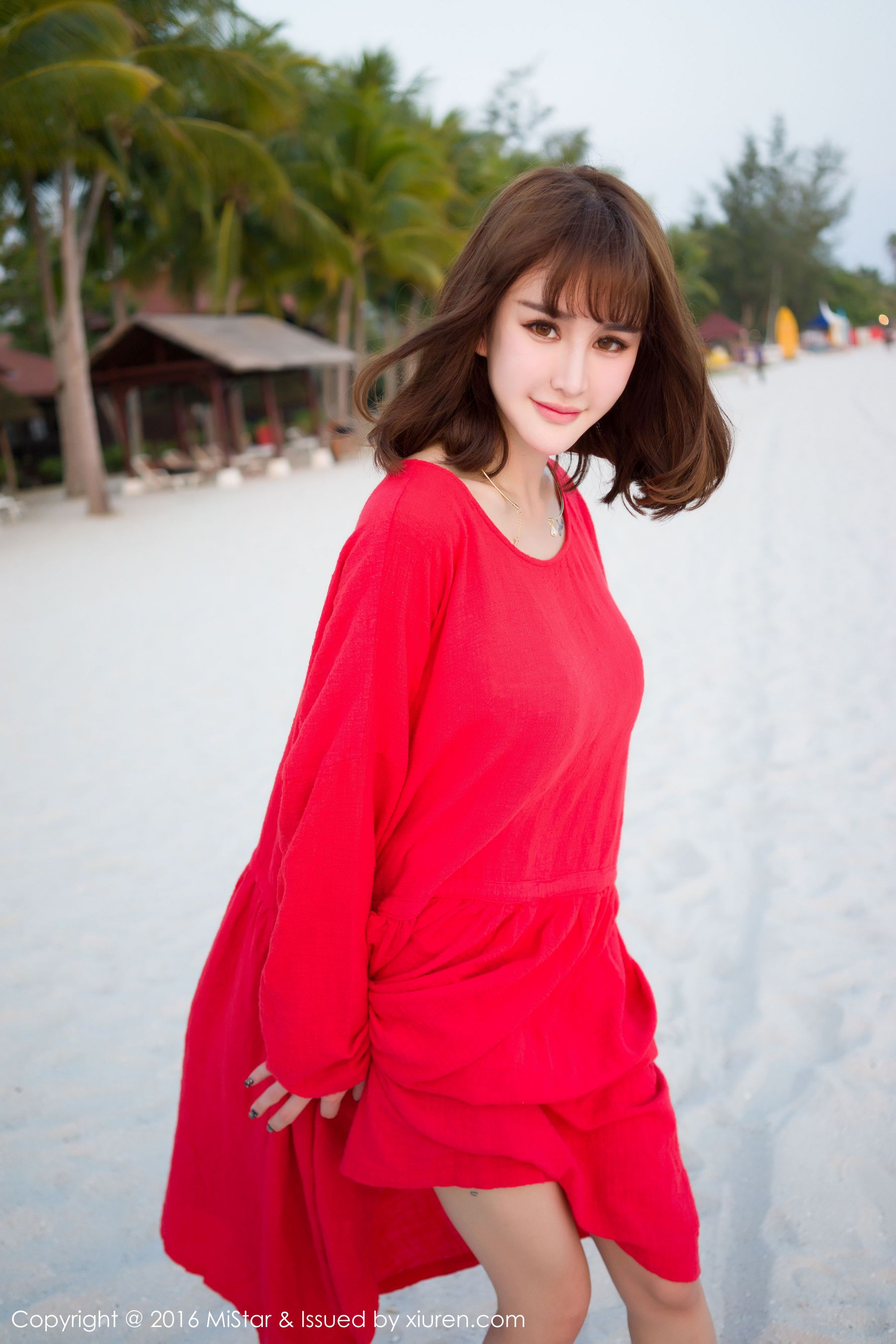 Cheryl青树《性感比基尼、魅惑浴袍、小清新长裙》 [魅妍社MiStar] Vol.102