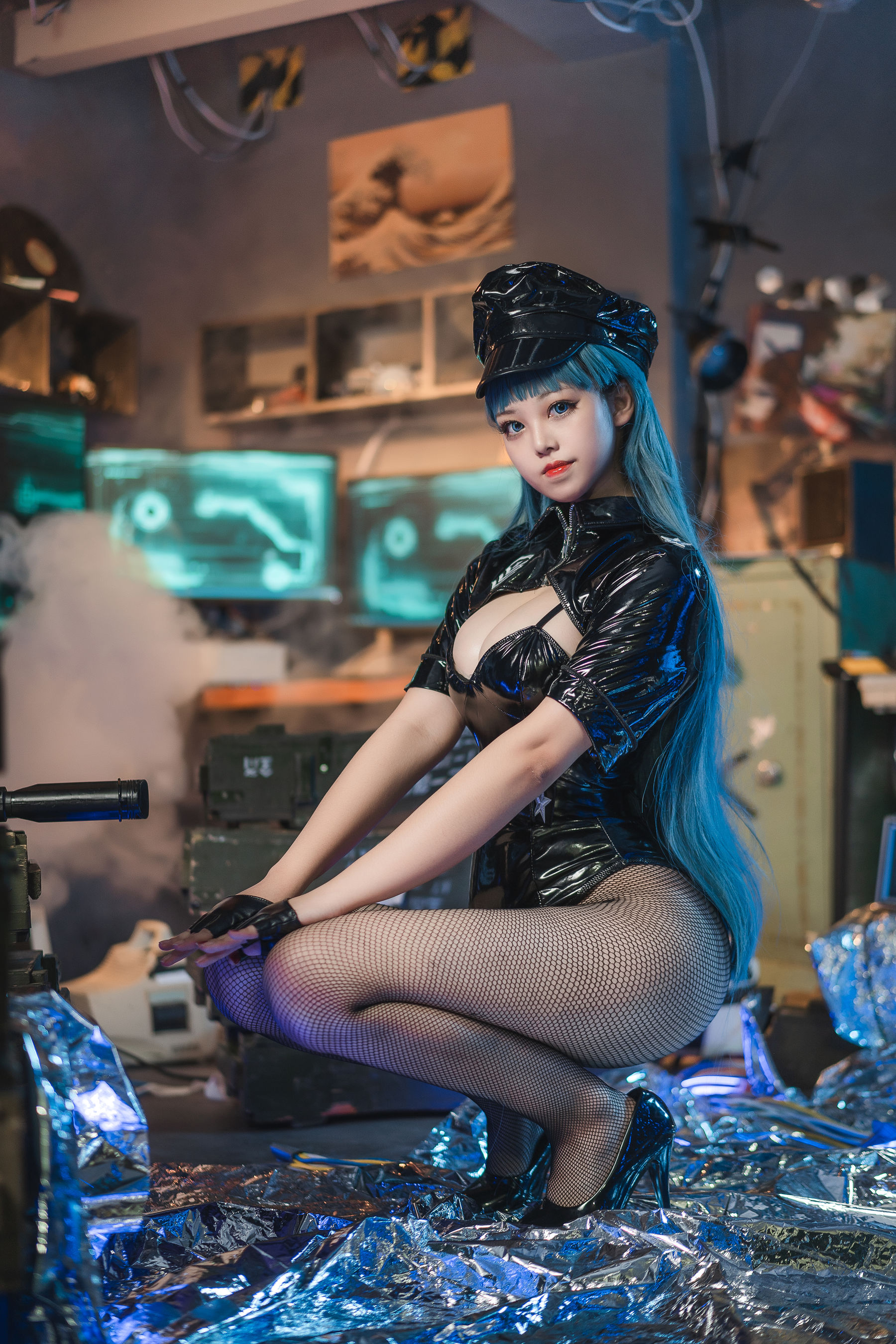 [COS福利] 萌系小姐姐蜜汁猫裘 - 女警2