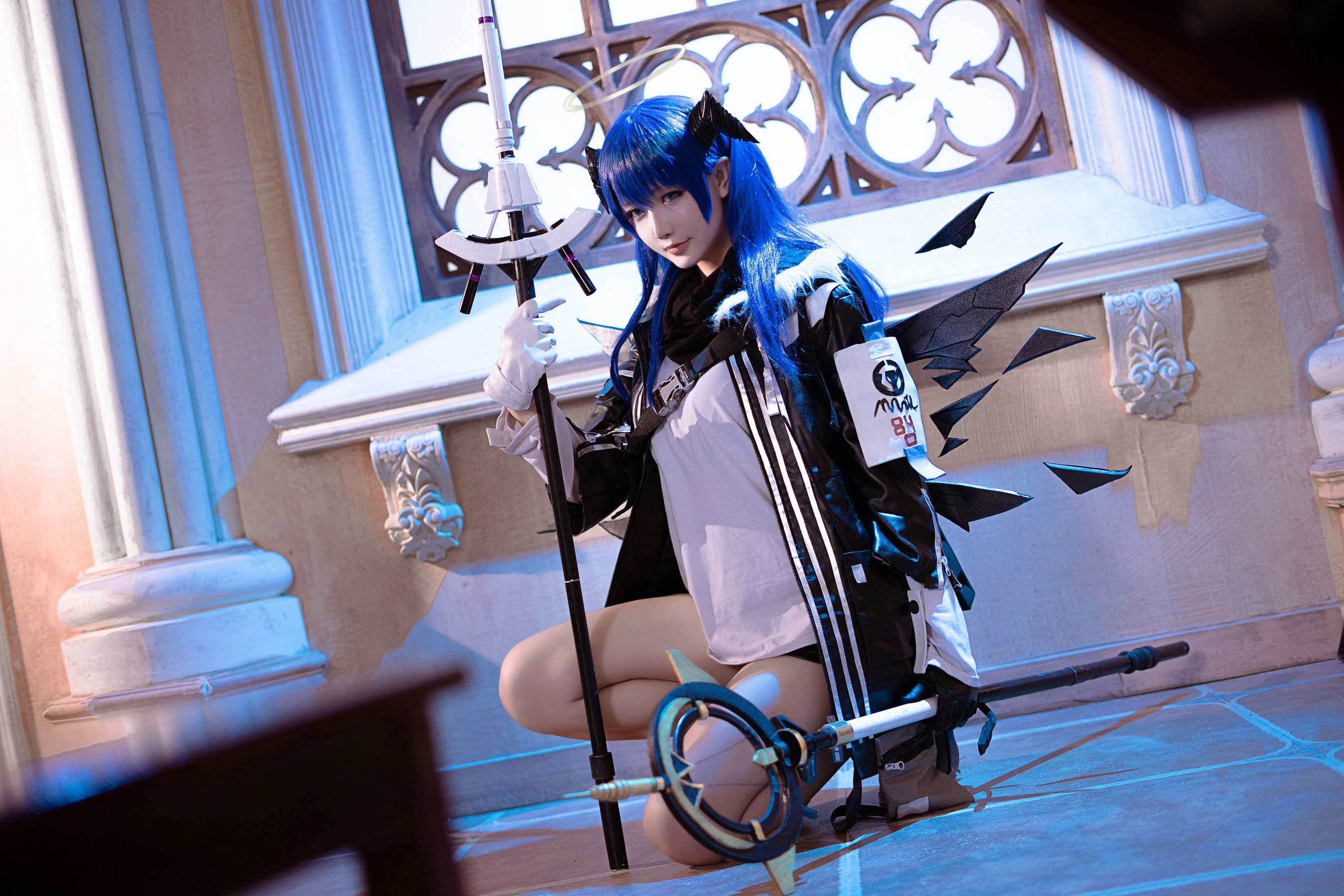 [COS福利] Coser小姐姐星之迟迟 - 明日方舟《莫斯提马》