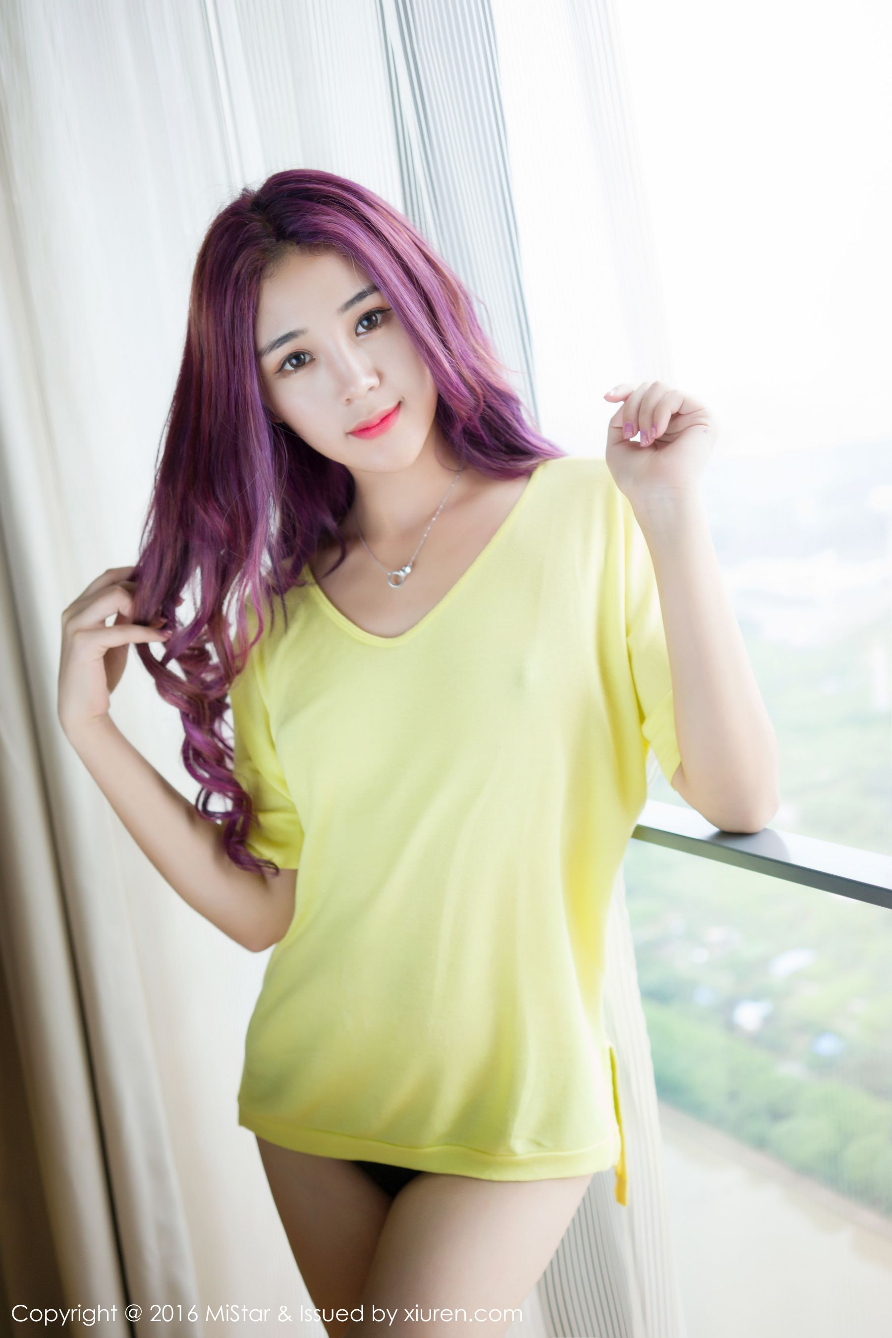 CandiceOnly《来自香港的紫色长发美女》 [魅妍社MiStar] Vol.105