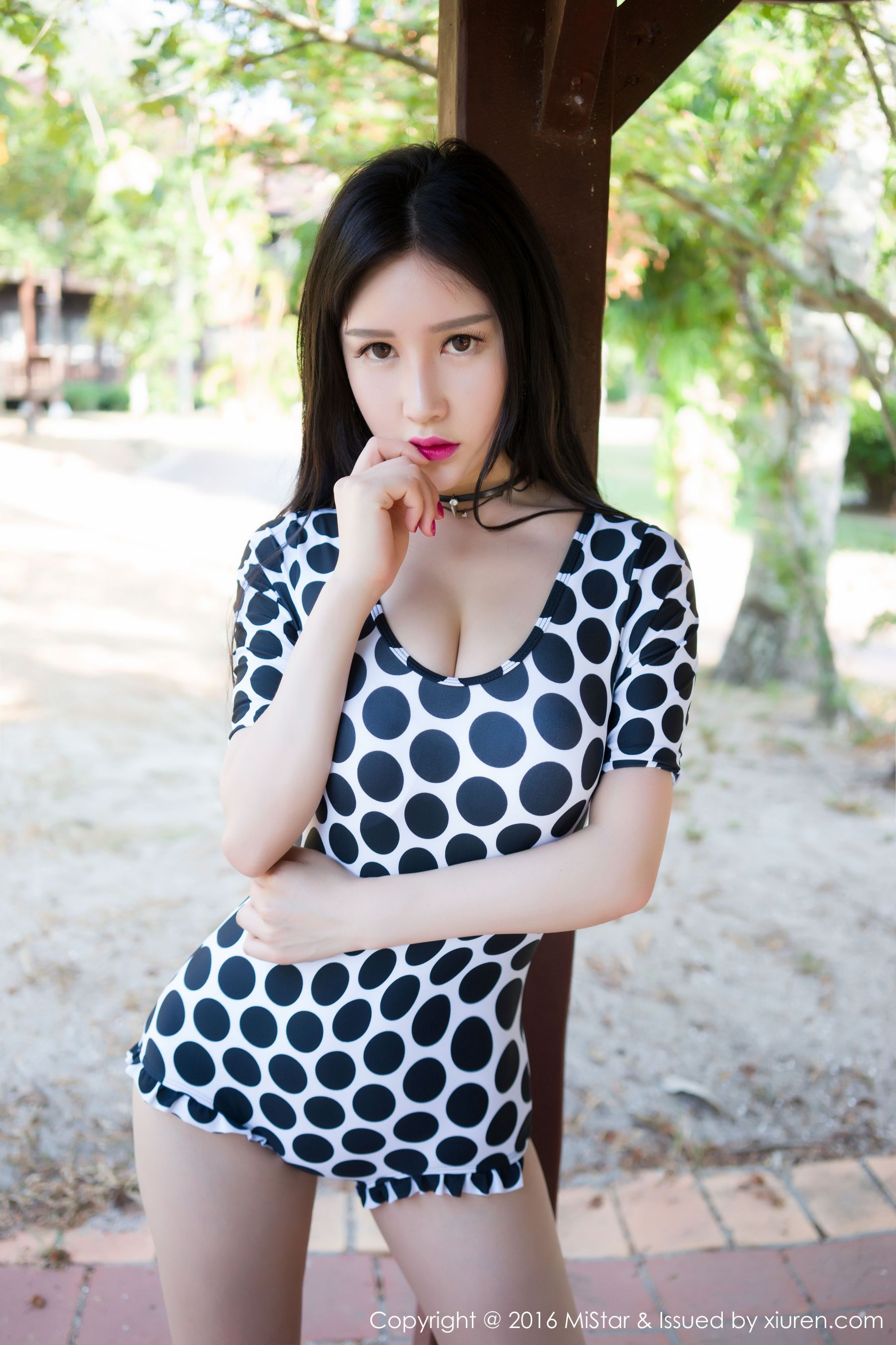 于姬Una《兰卡威旅拍》海滩长裙+泳装 [魅妍社MiStar] Vol.106