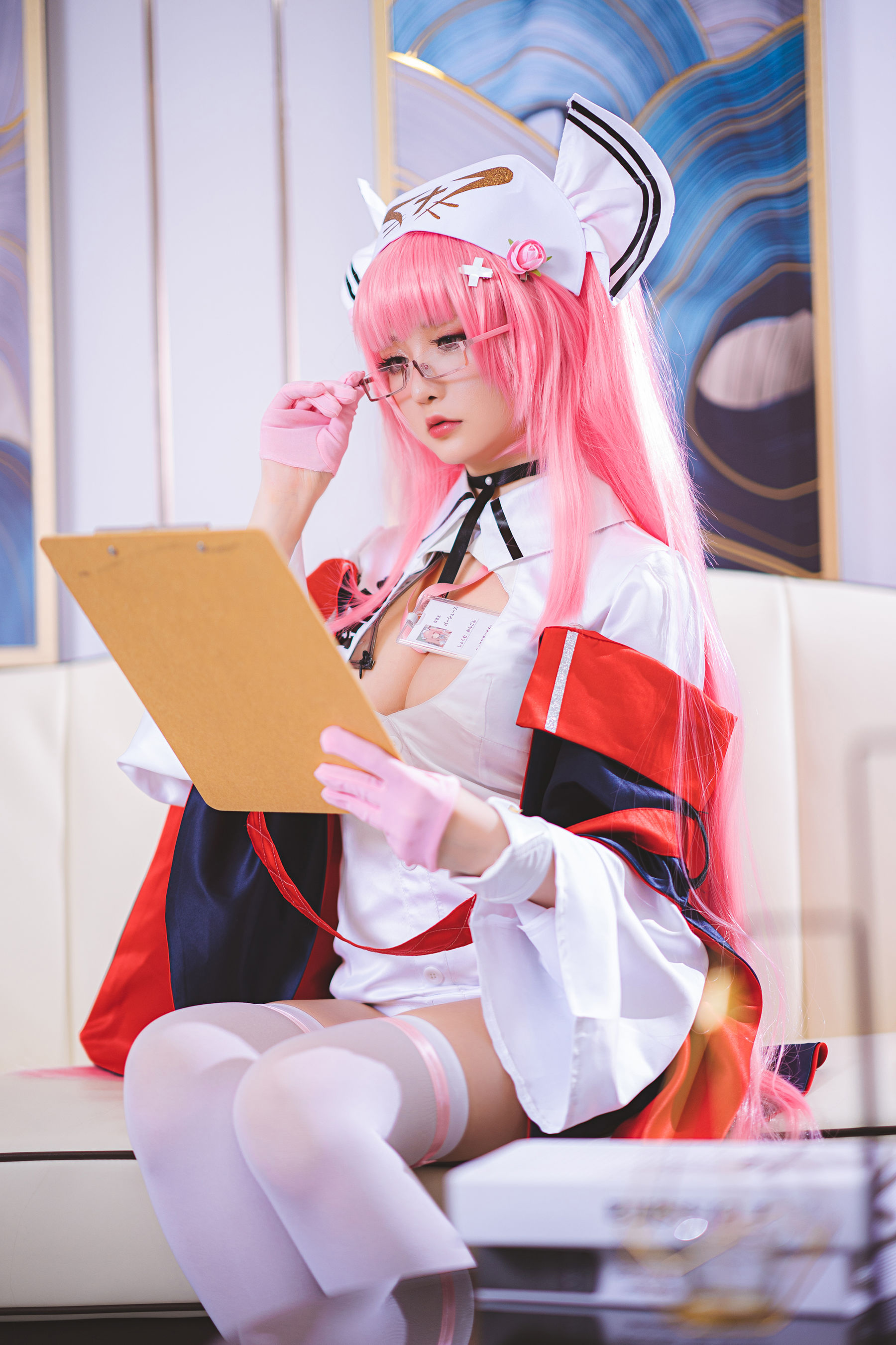 [COS福利] Coser小姐姐星之迟迟 - R-Maid《英仙座护士》