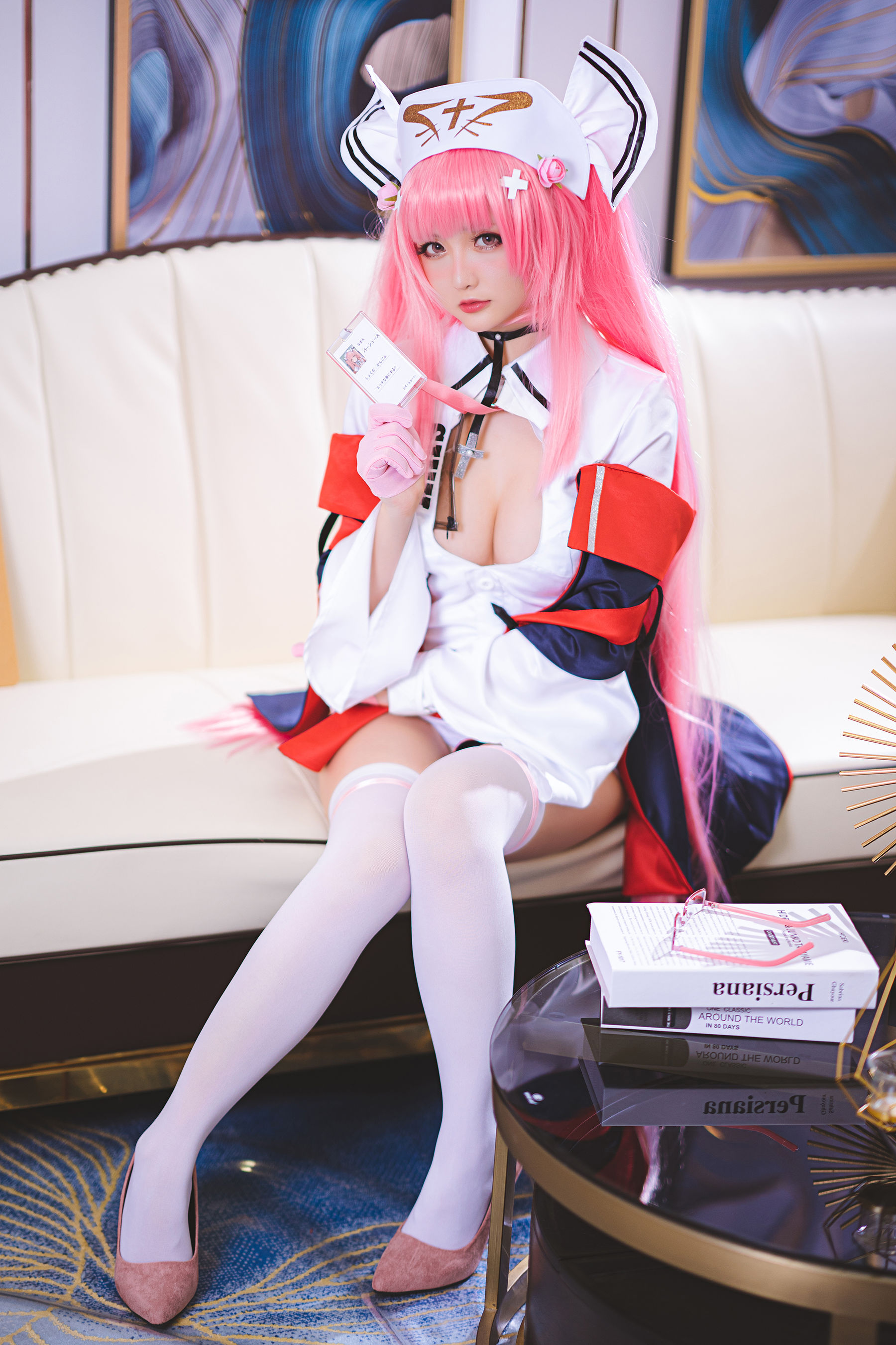 [COS福利] Coser小姐姐星之迟迟 - R-Maid《英仙座护士》