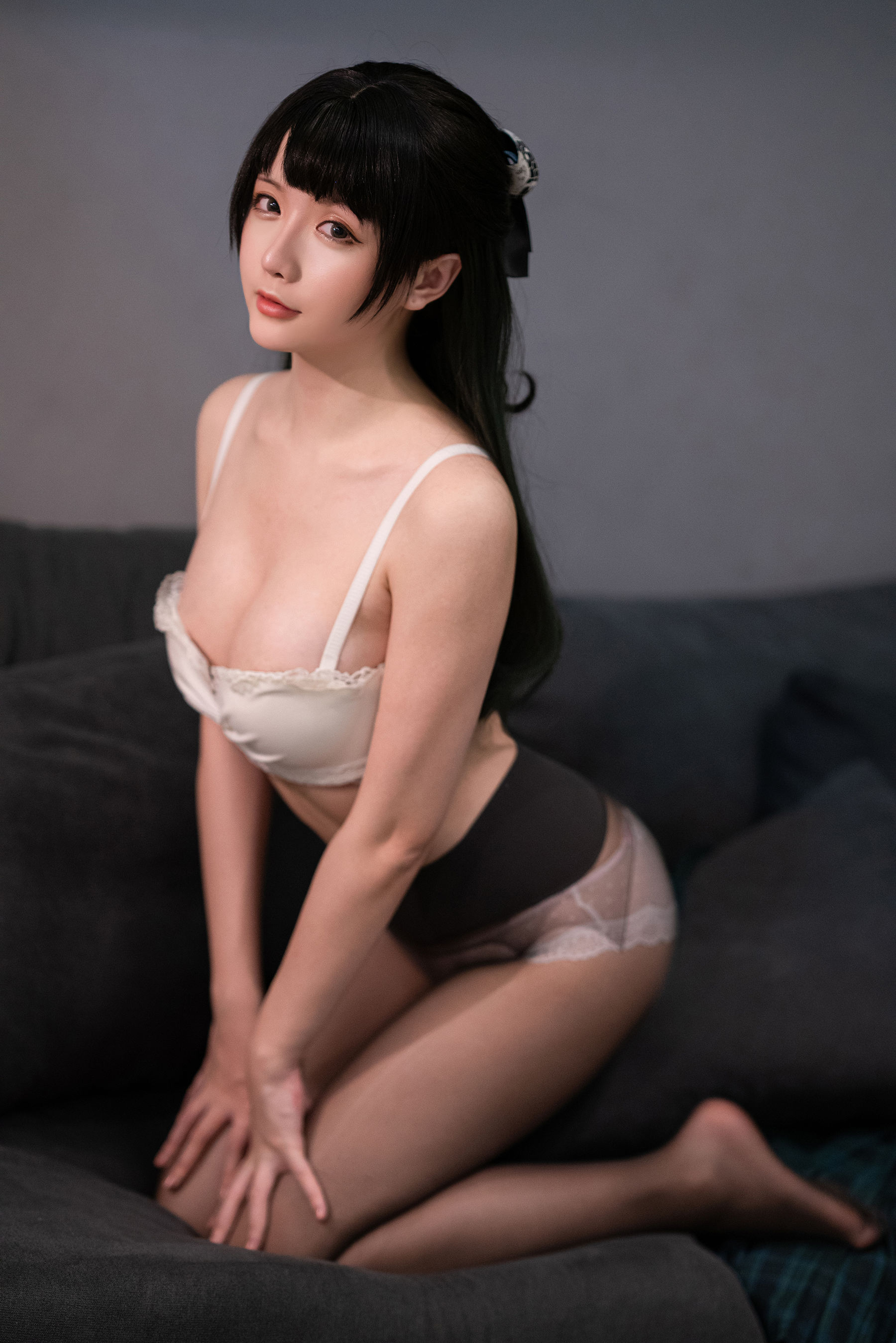 [COS福利] Coser小姐姐星之迟迟 - JK-绿