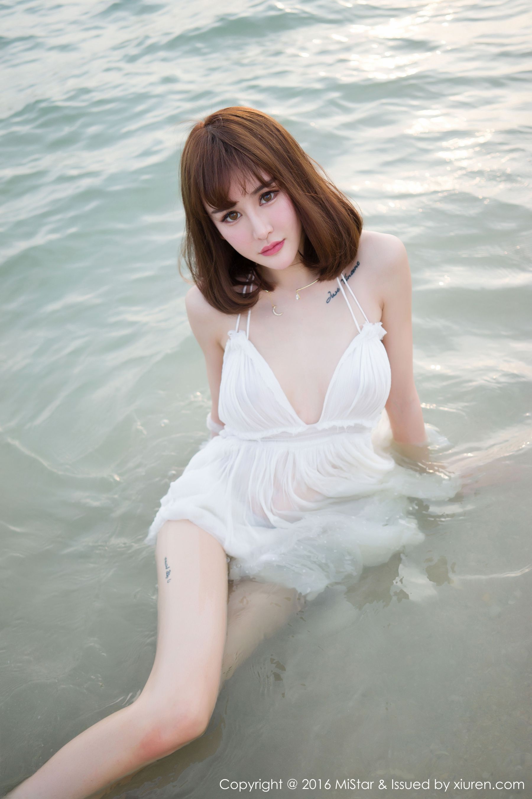 Cheryl青树《海滩湿身+比基尼》 [魅妍社MiStar] Vol.110